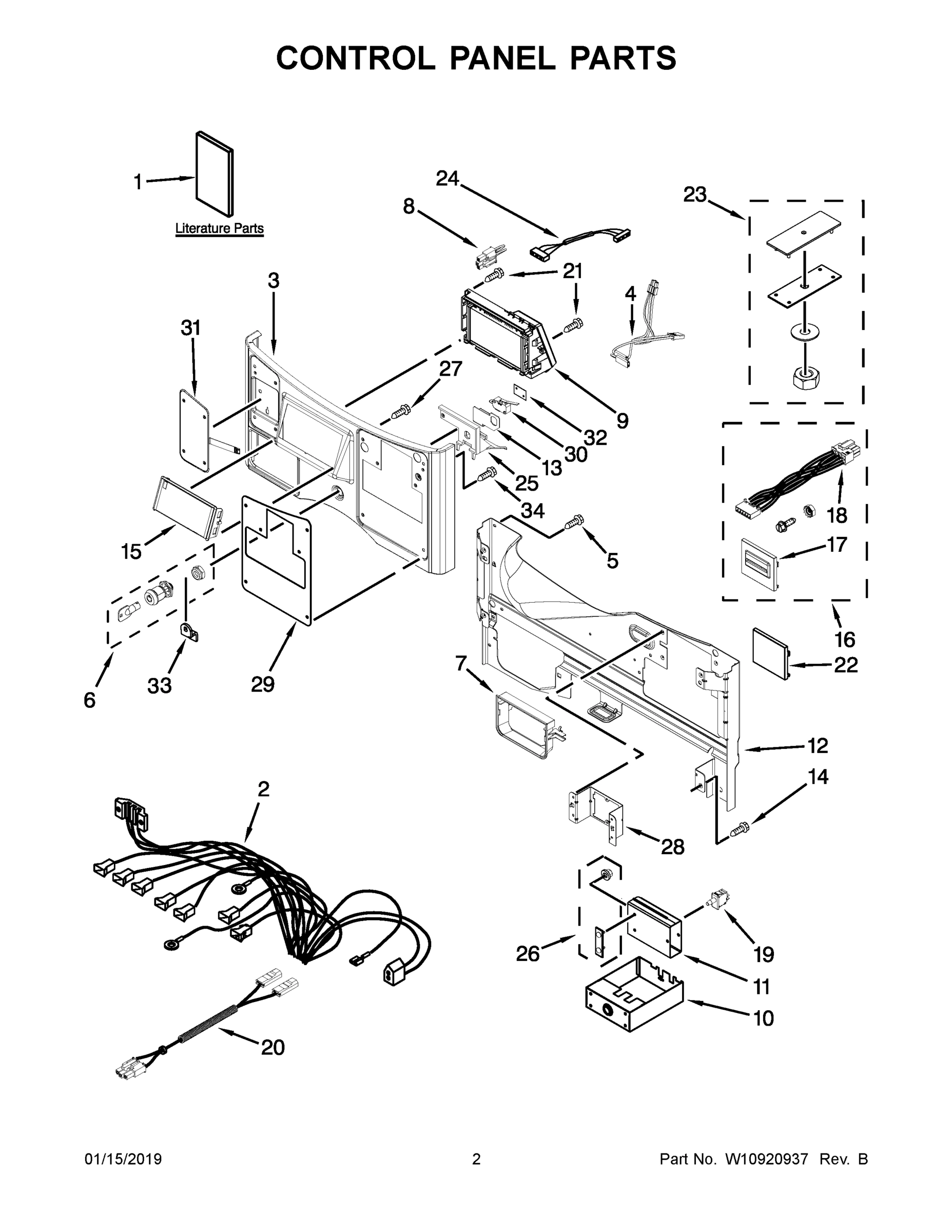 02 - CONTROL PANEL PARTS