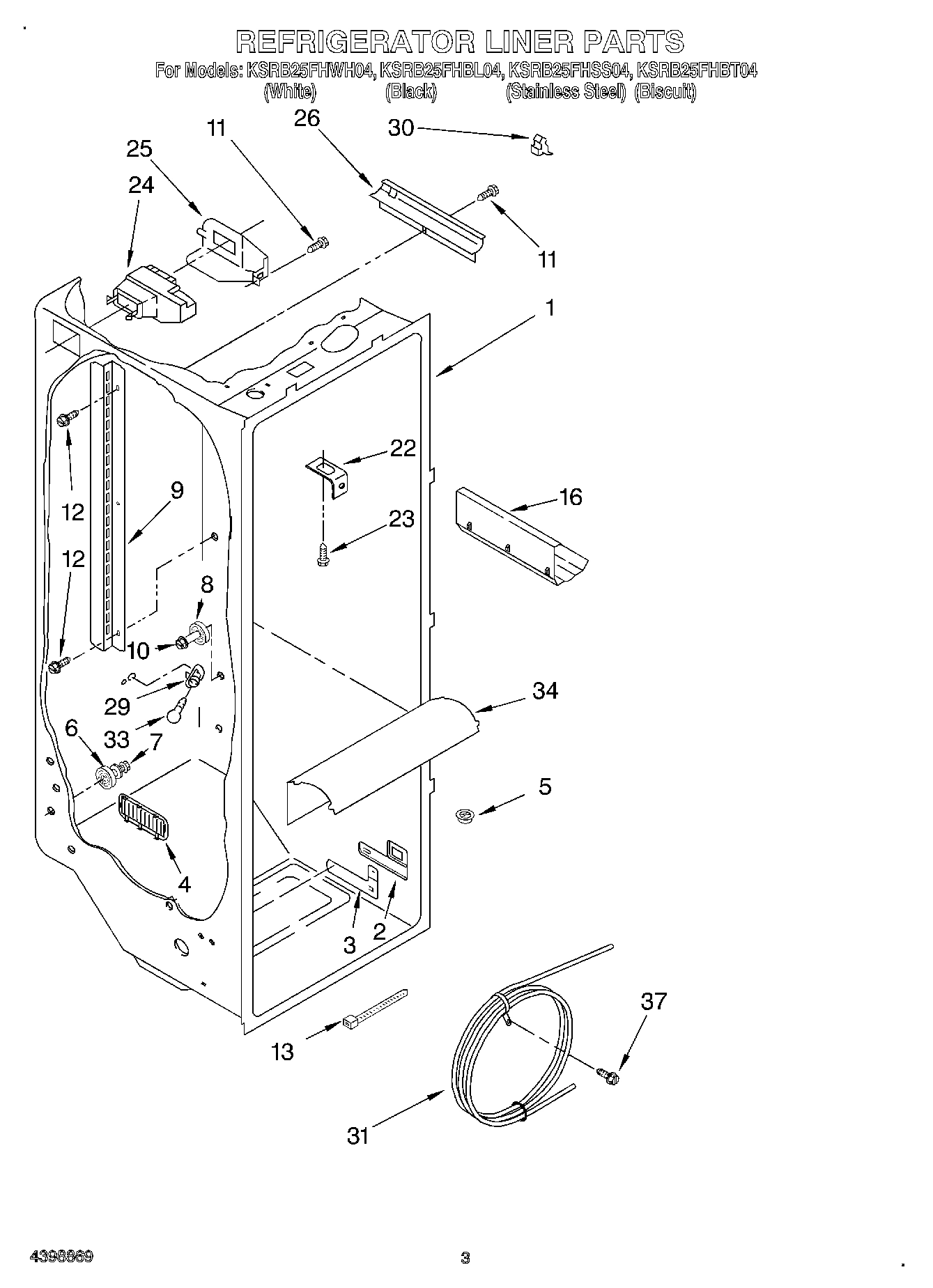 02 - REFRIGERATOR LINER