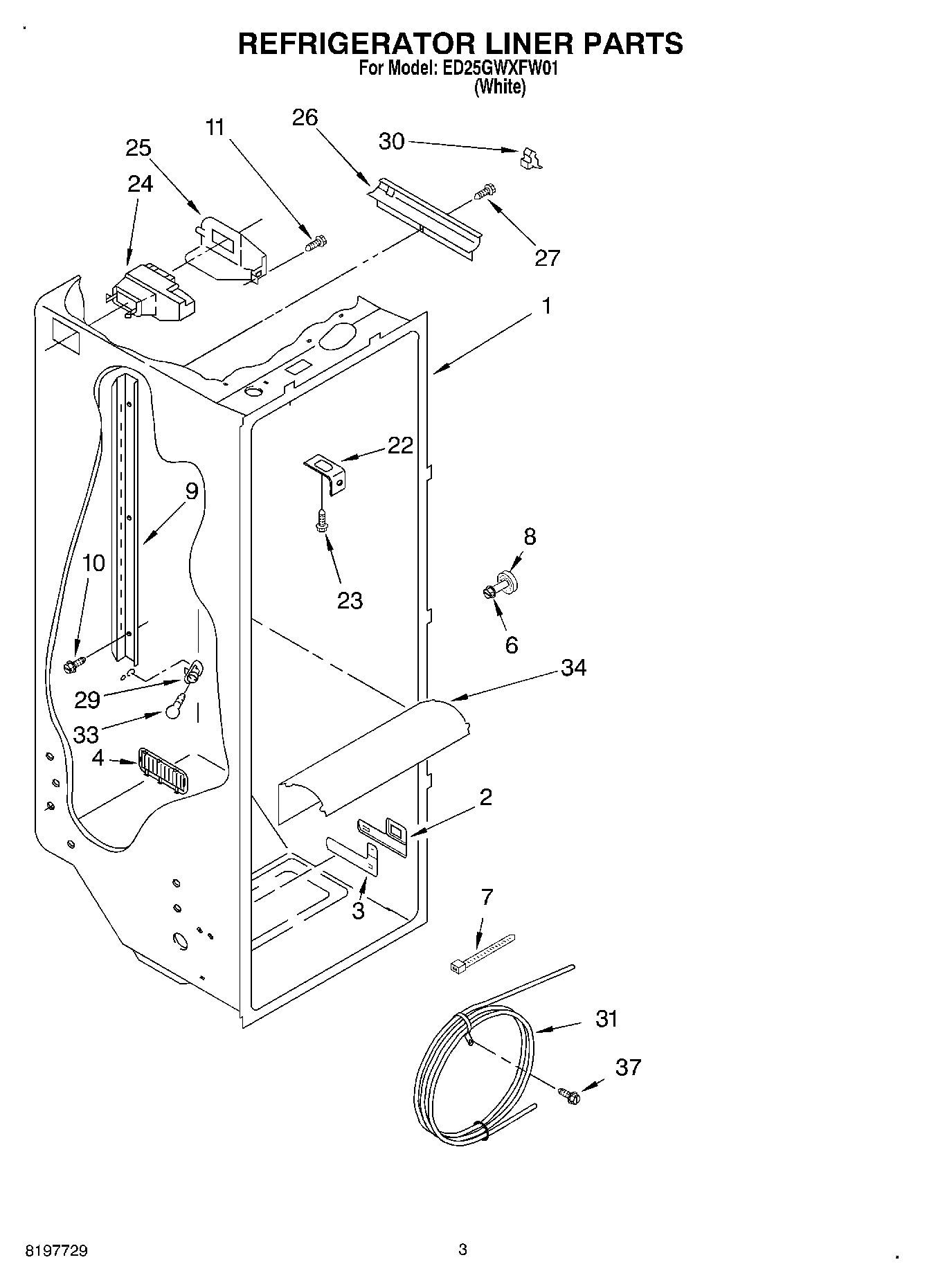 02 - REFRIGERATOR LINER