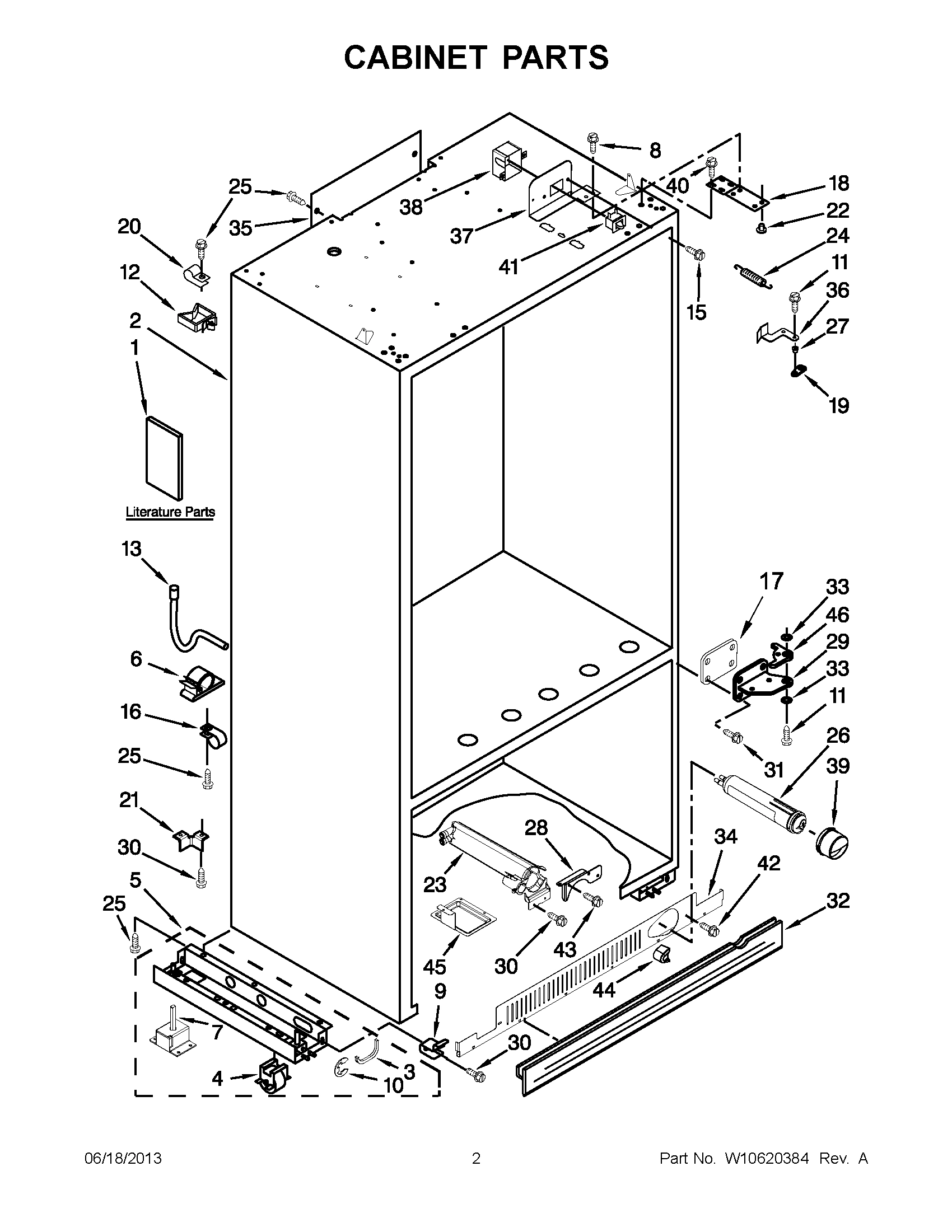 01 - CABINET PARTS