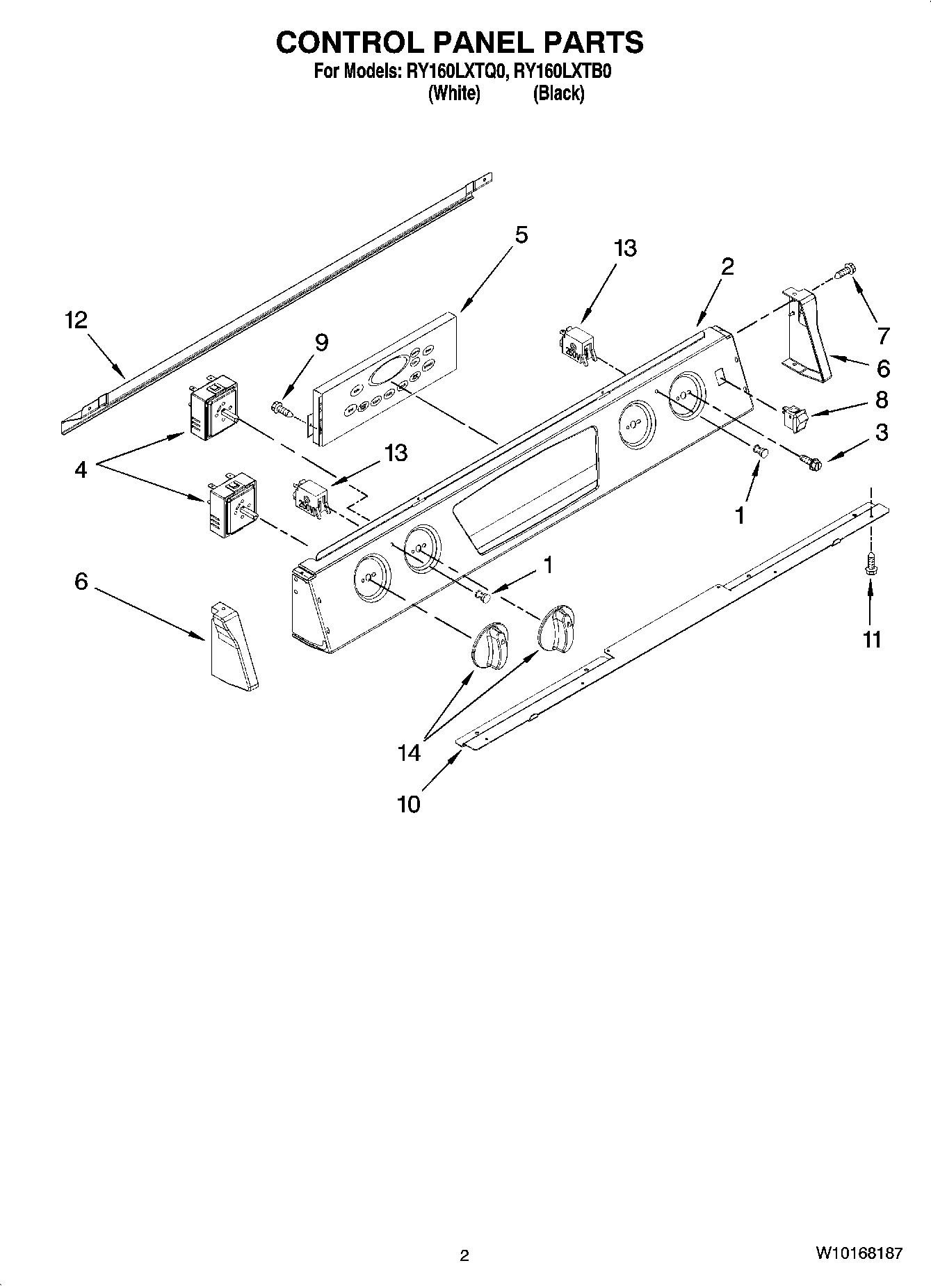 02 - CONTROL PANEL PARTS