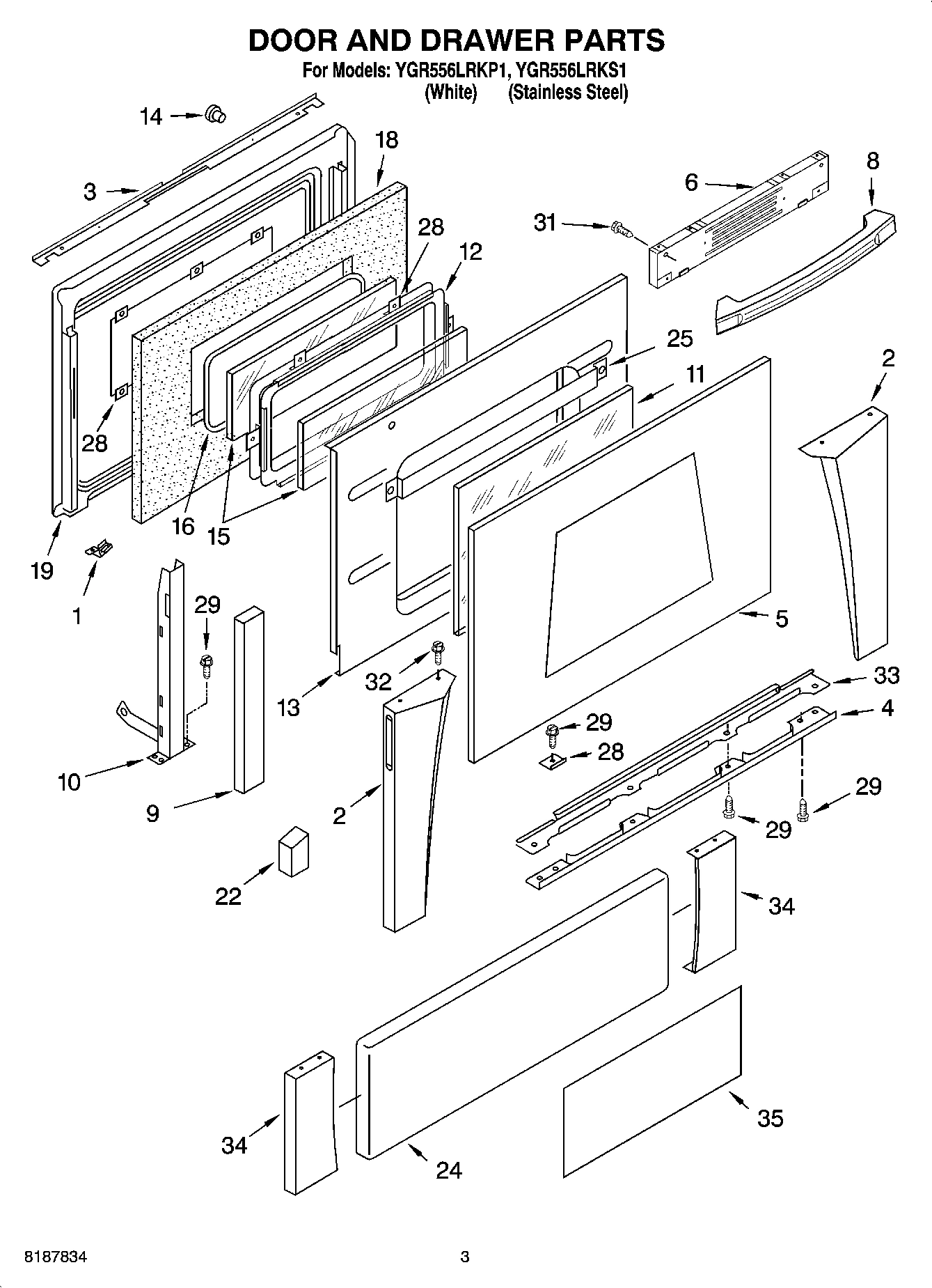 02 - DOOR AND DRAWER PARTS