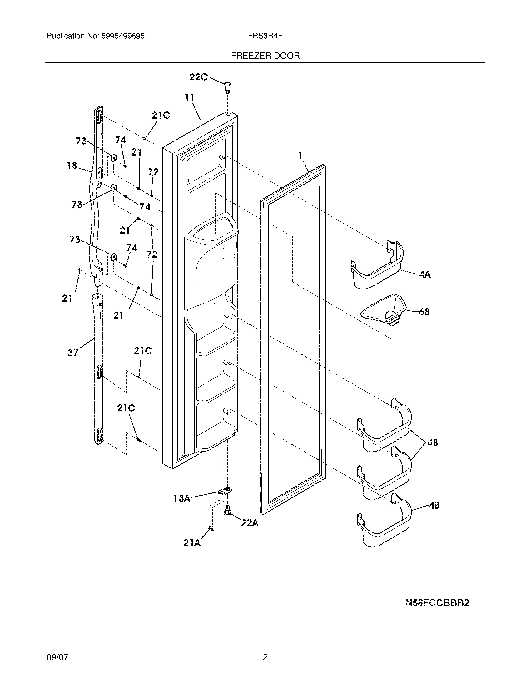 03 - FREEZER DOOR