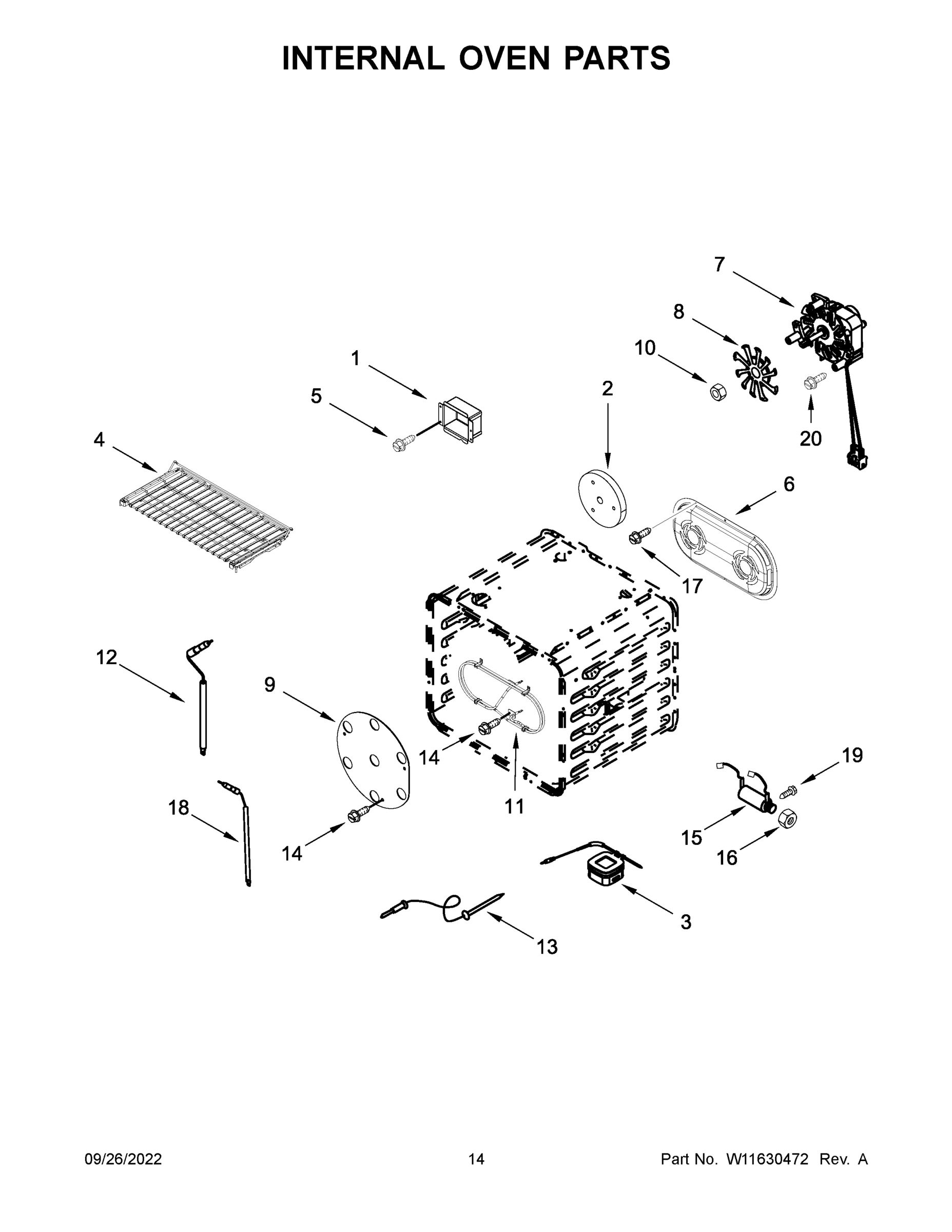 08 - INTERNAL OVEN PARTS