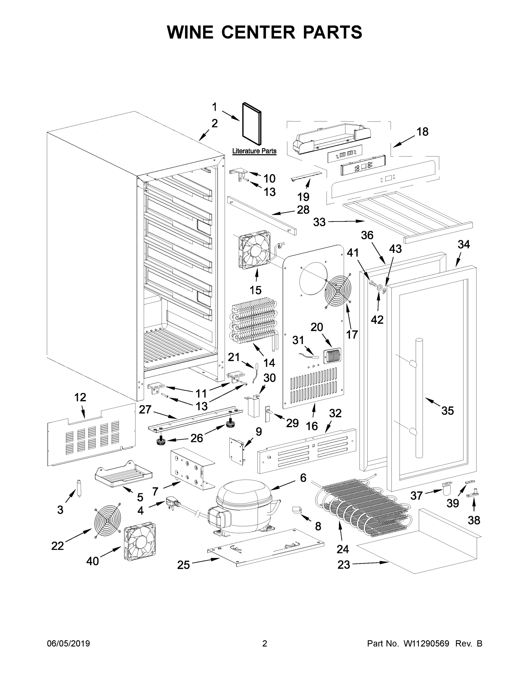 02 - WINE CENTER PARTS