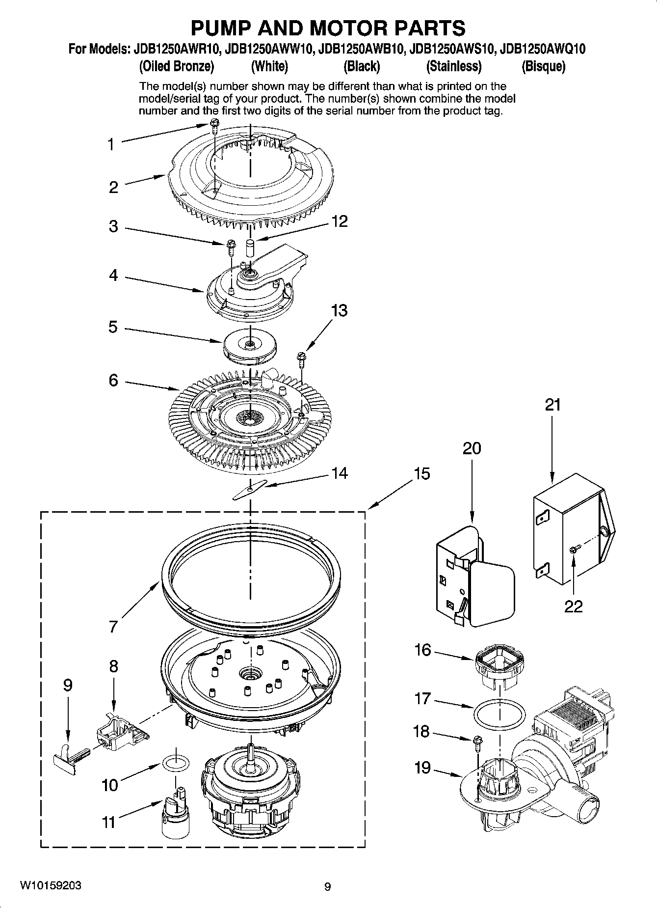 08 - PUMP AND MOTOR PARTS