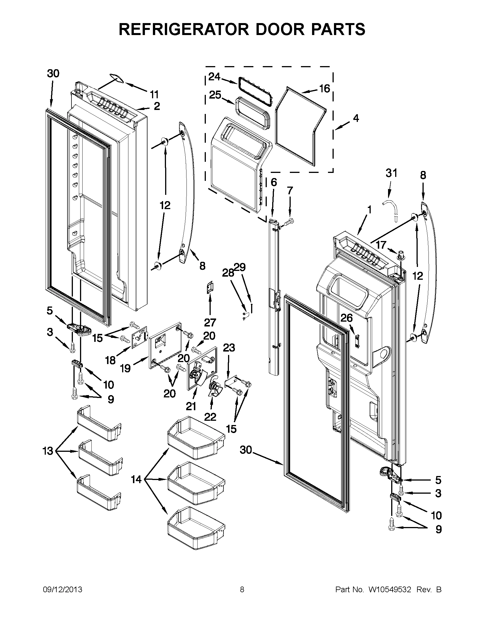05 - REFRIGERATOR DOOR PARTS
