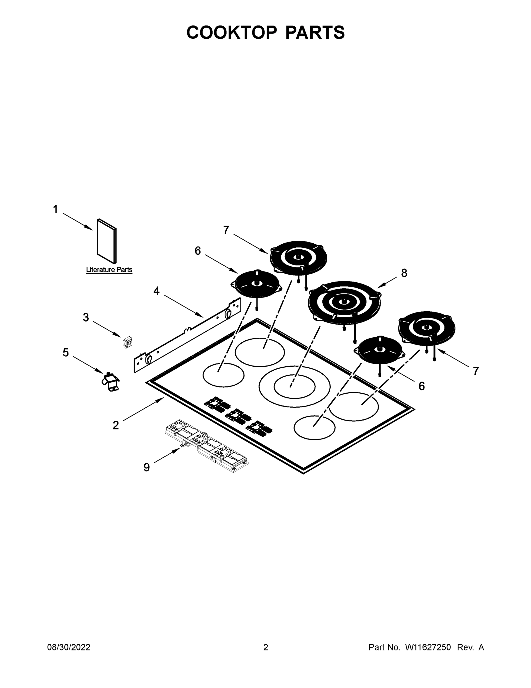 02 - COOKTOP PARTS