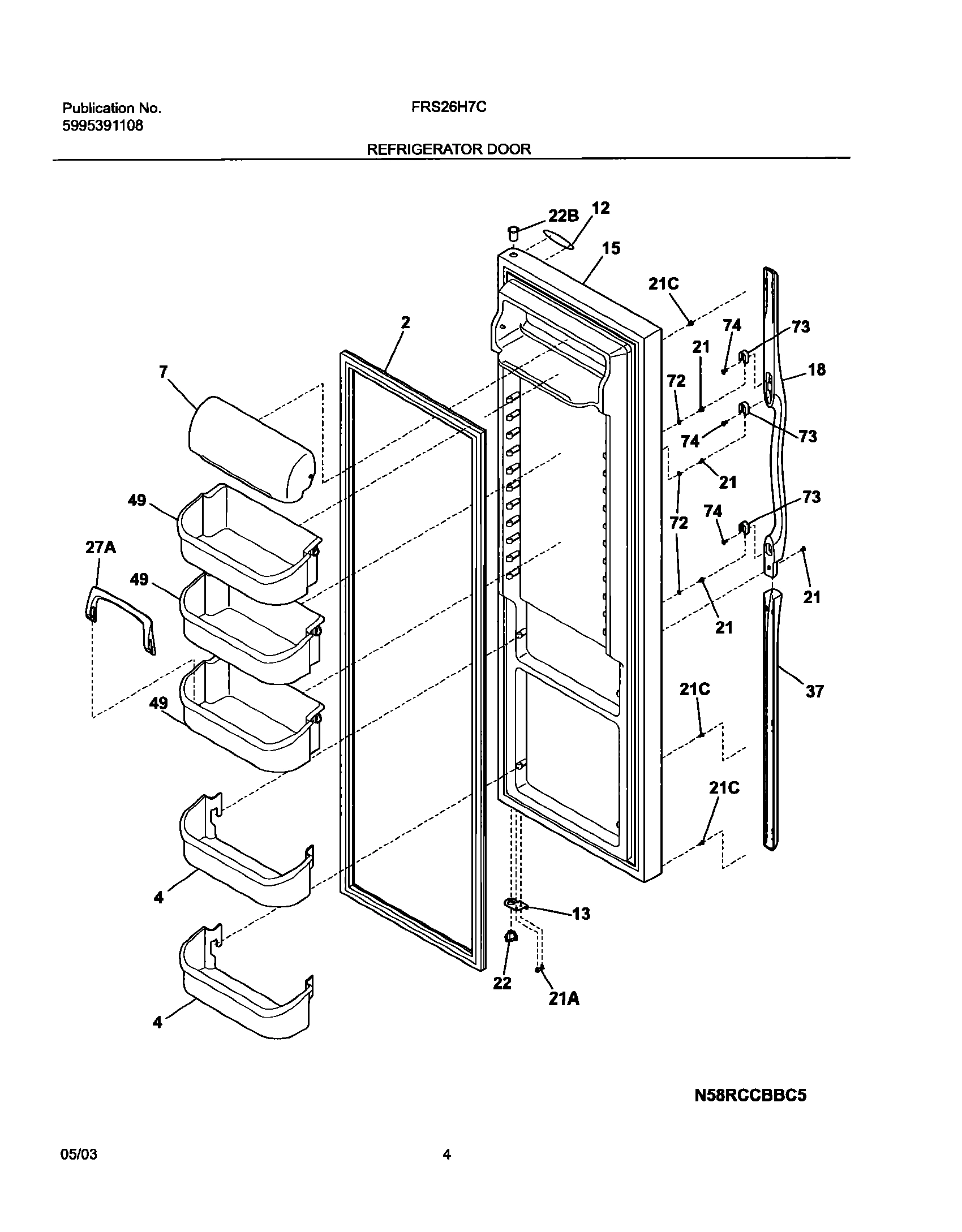 05 - REFRIGERATOR DOOR