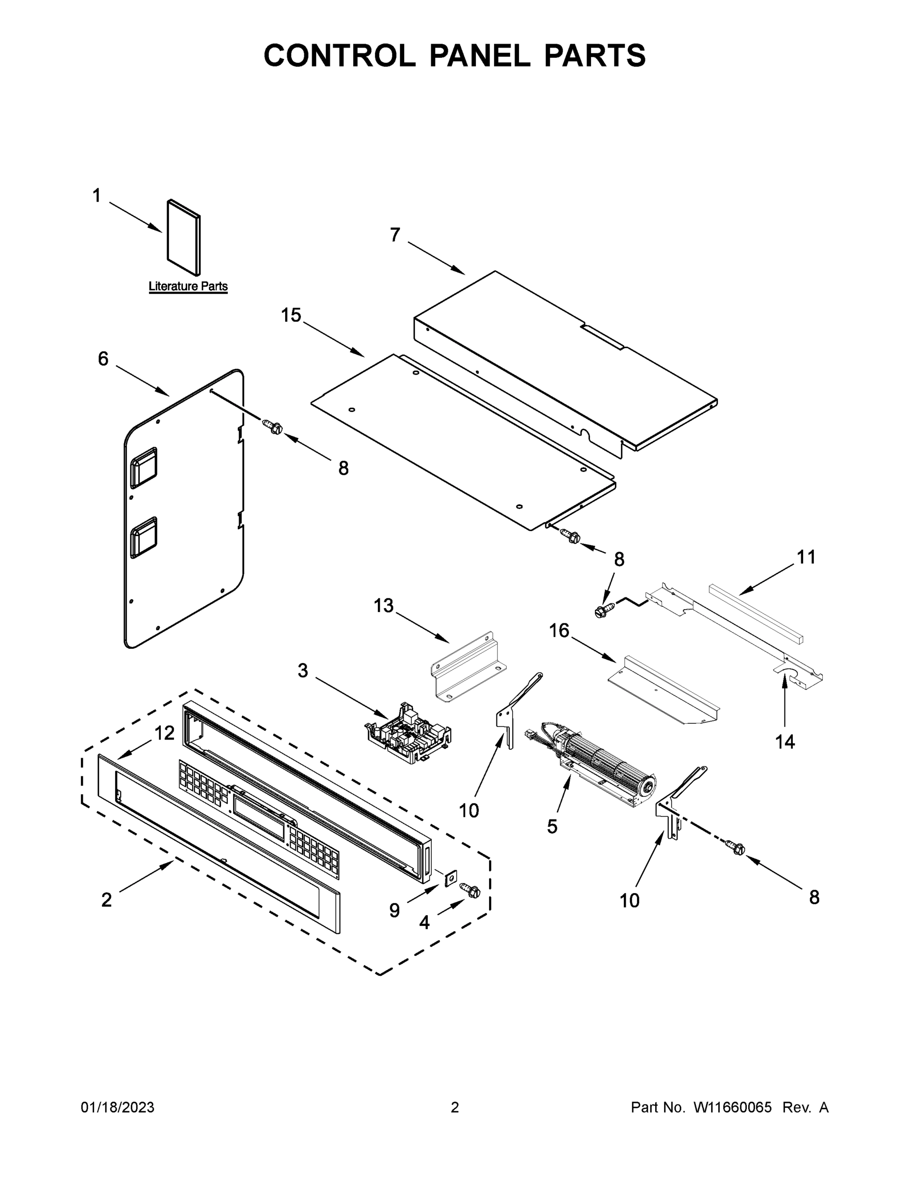 02 - CONTROL PANEL PARTS