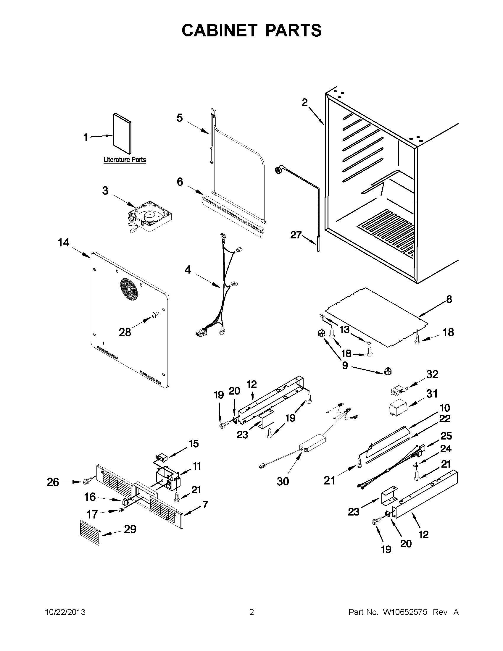 02 - CABINET PARTS