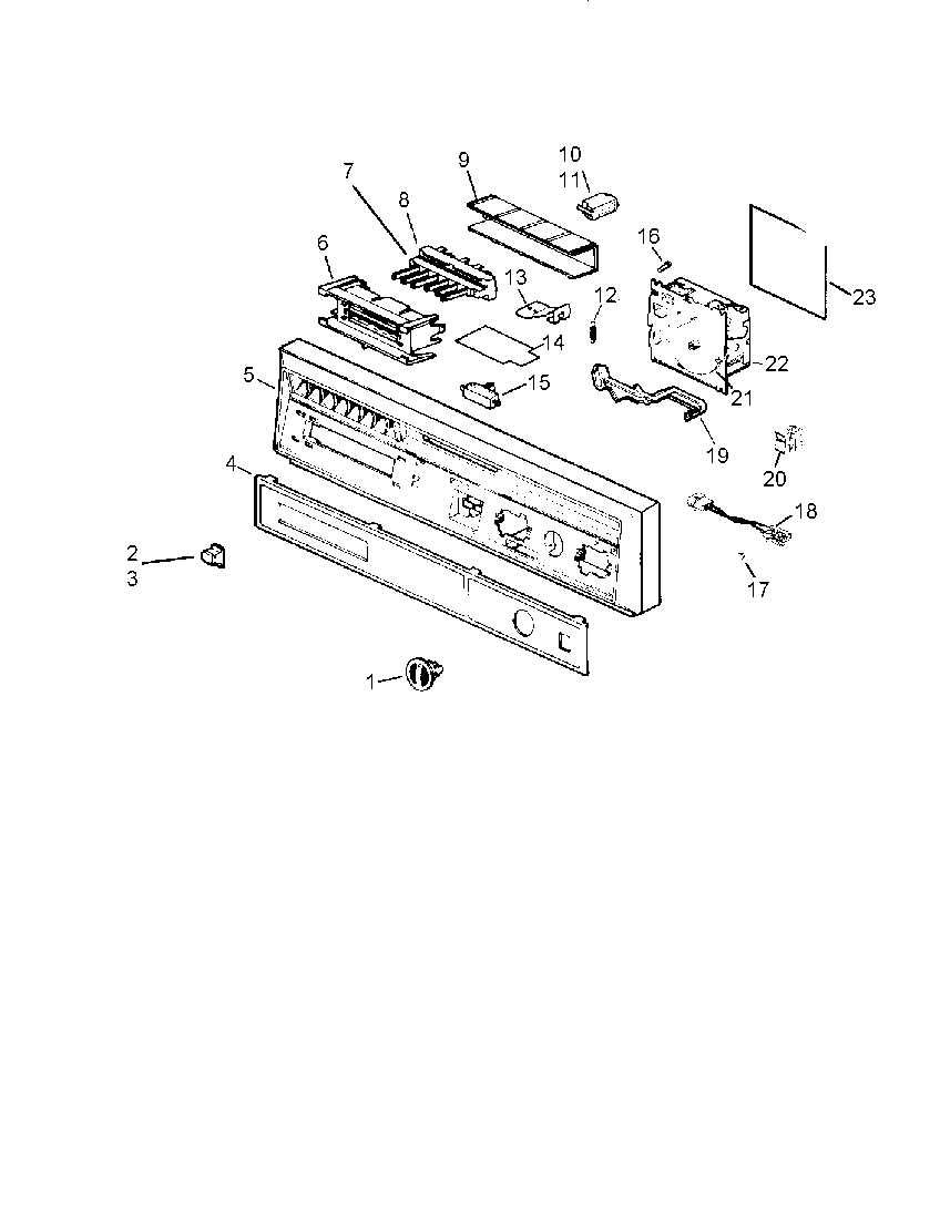 01 - CONTROL PANEL ASSY