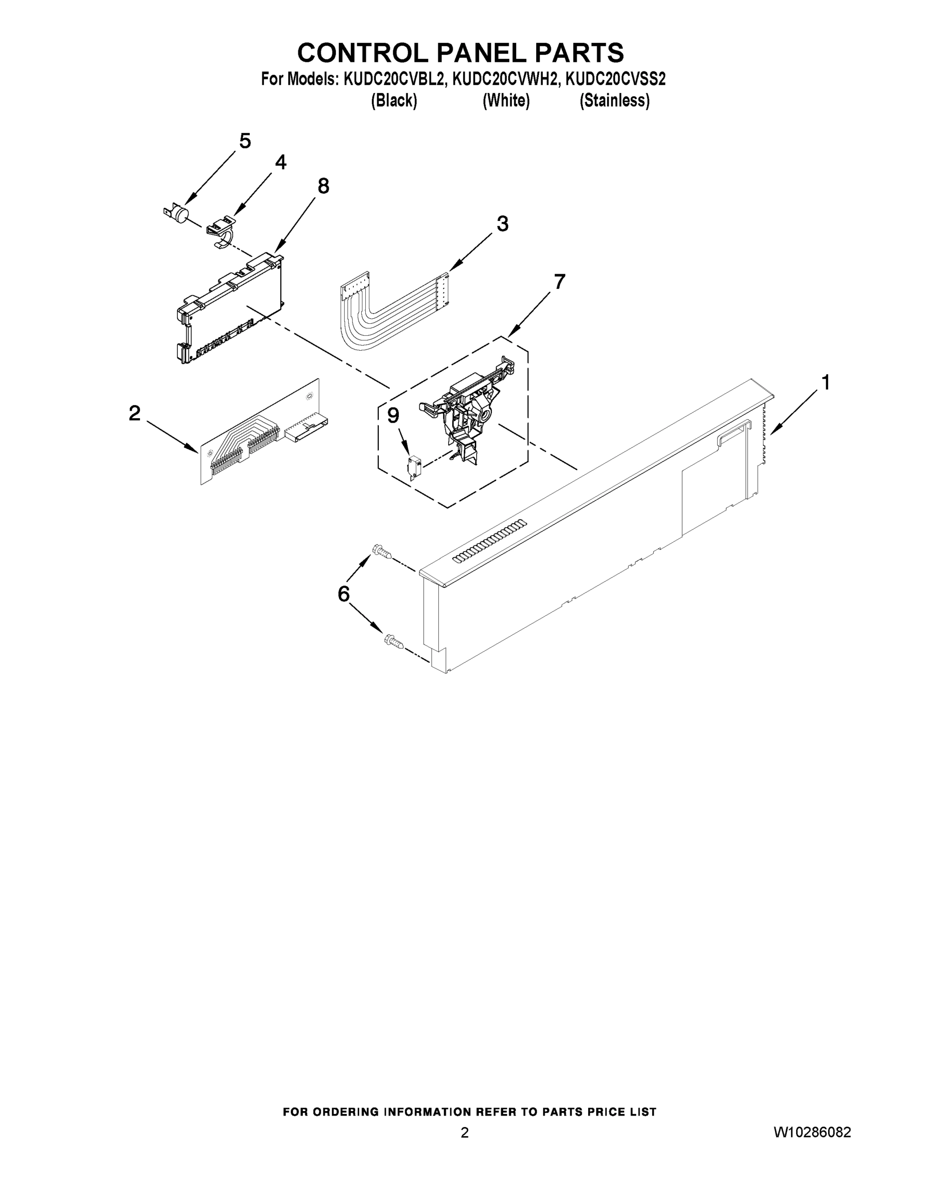 02 - CONTROL PANEL PARTS