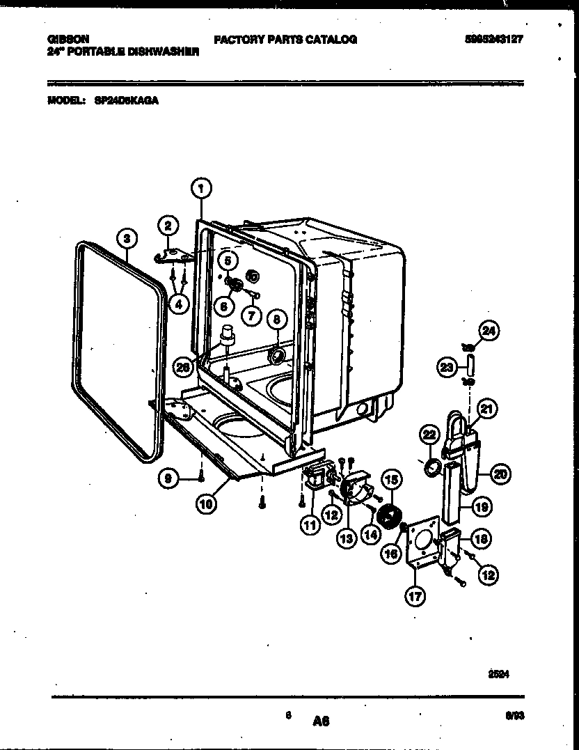 05 - TUB AND FRAME PARTS