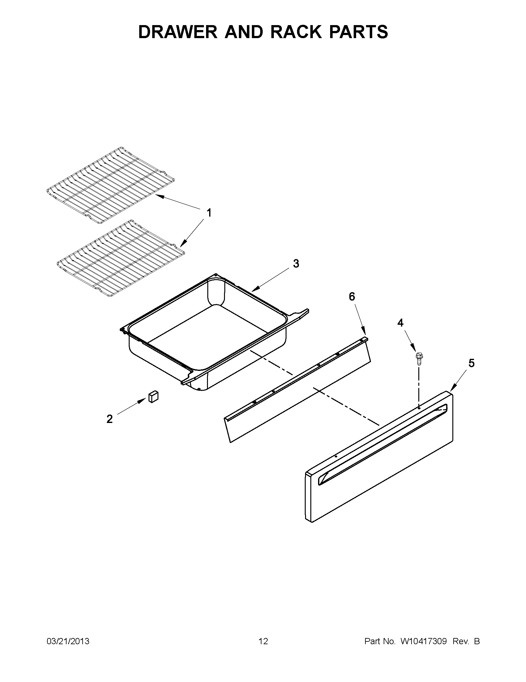 06 - DRAWER AND RACK PARTS