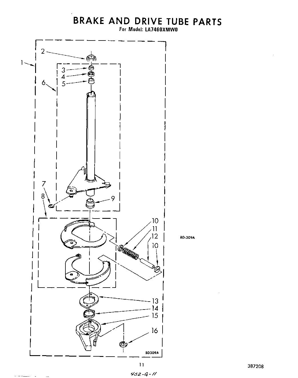 09 - BRAKE AND DRIVE TUBE