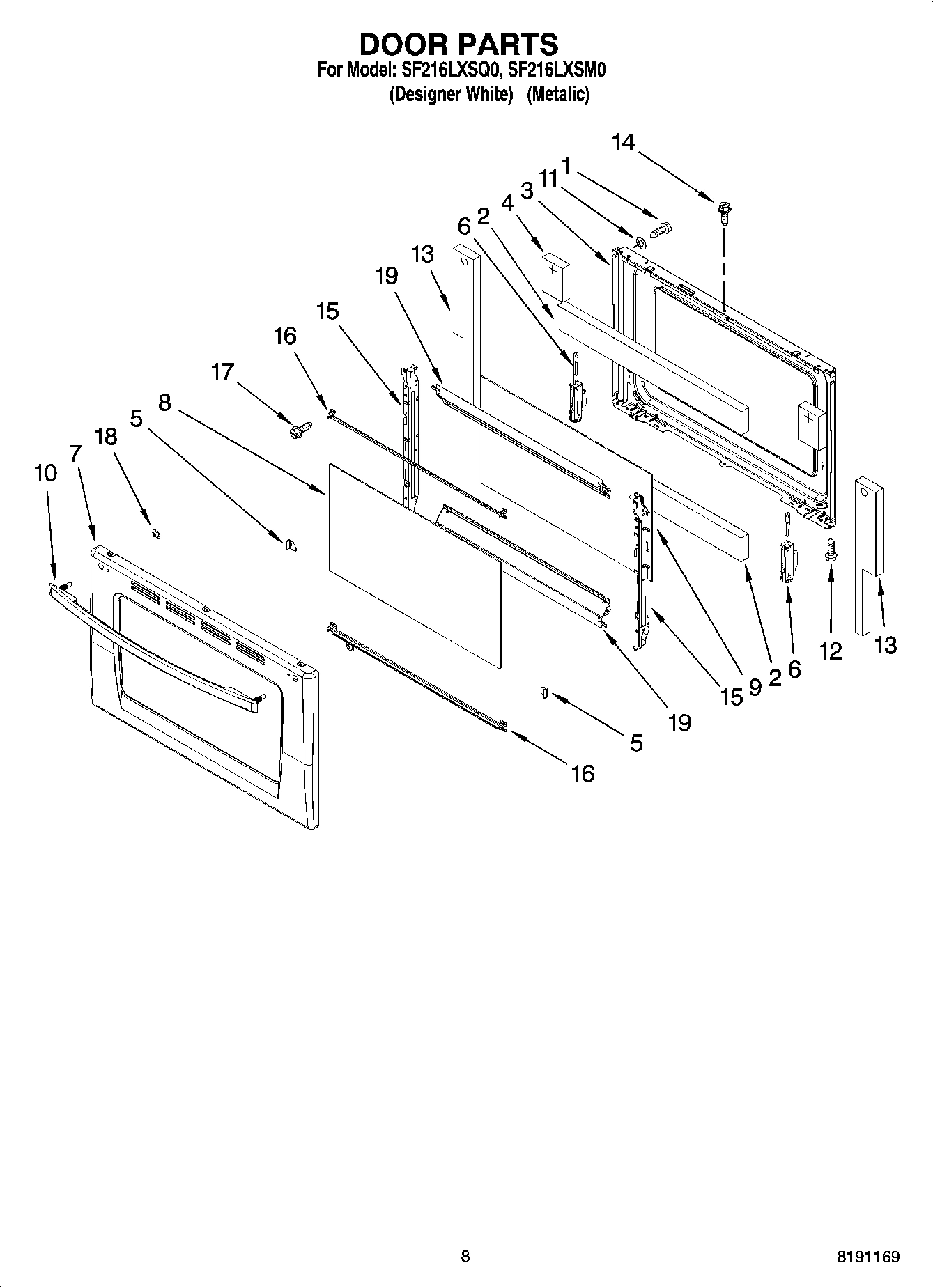 06 - DOOR PARTS, OPTIONAL PARTS (NOT INCLUDED)