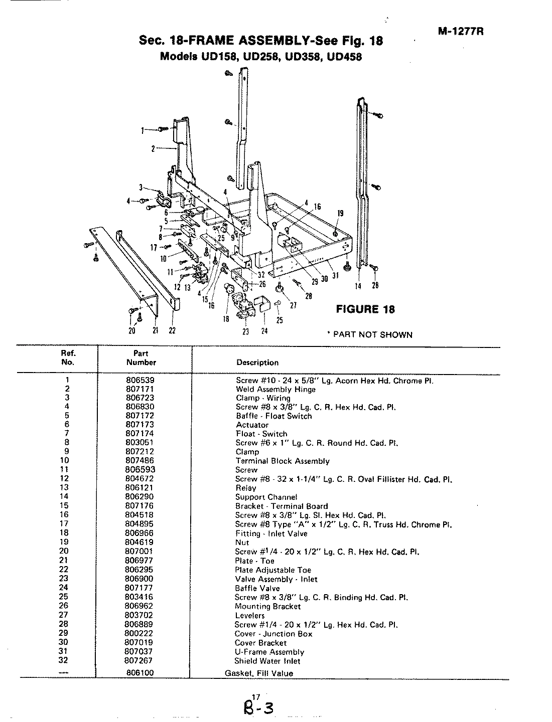 04 - FRAME ASSEMBLY (UD458)