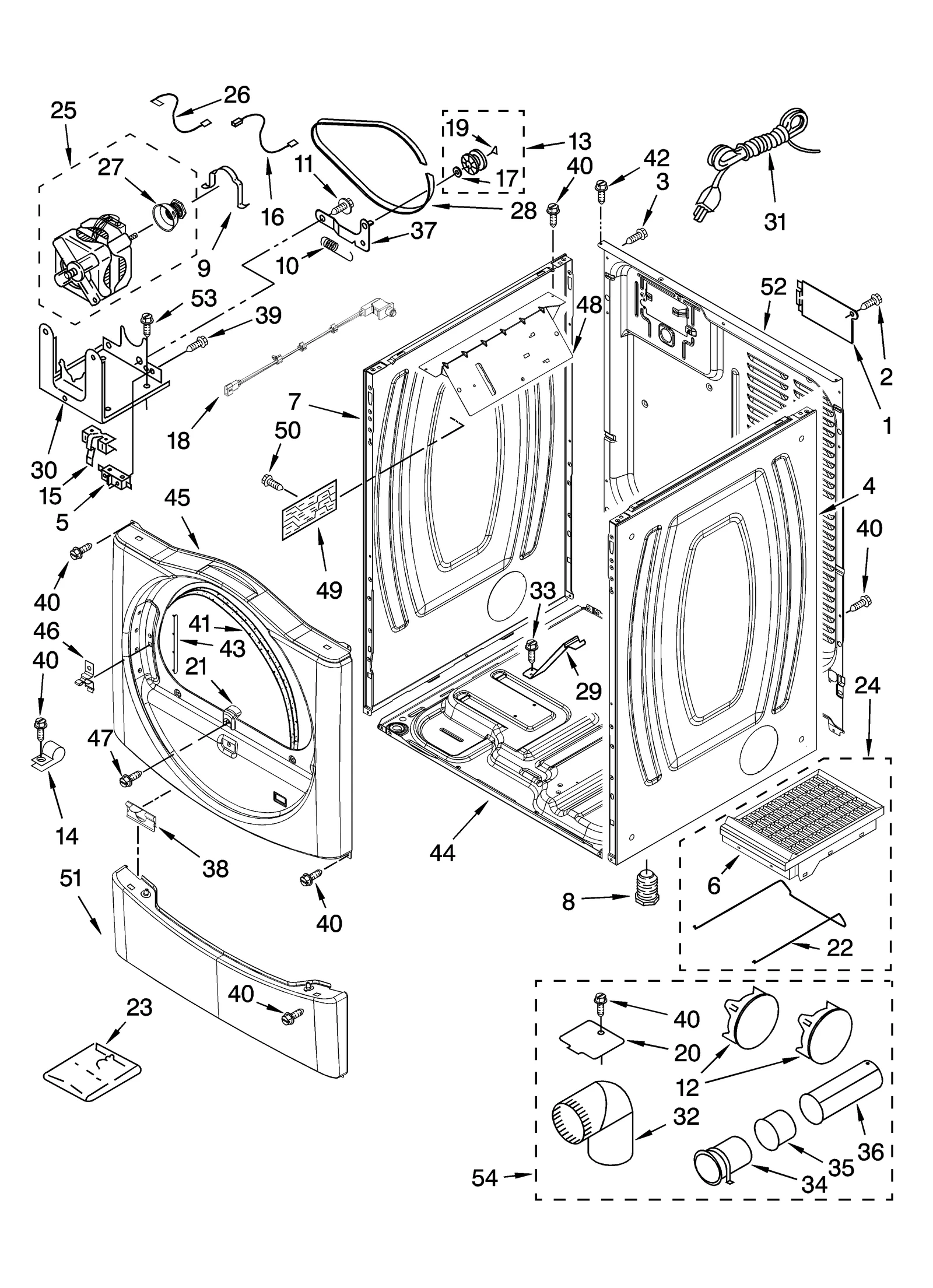 CABINET PARTS