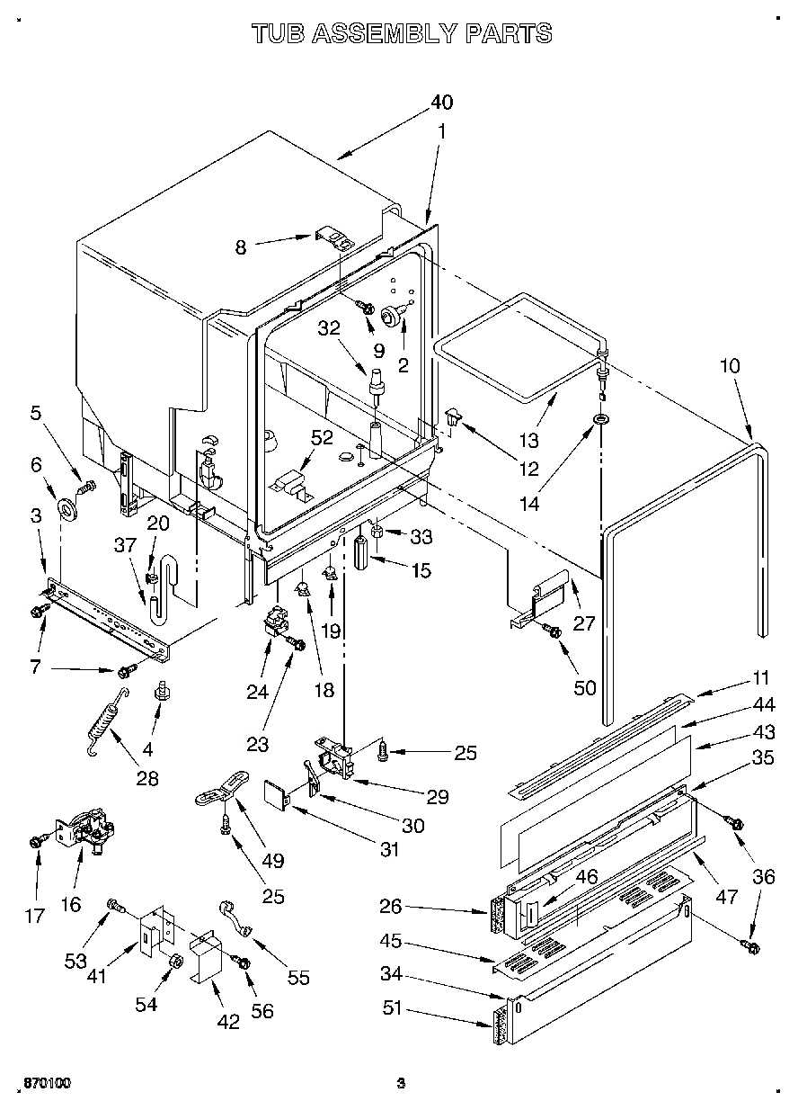 03 - TUB ASSEMBLY