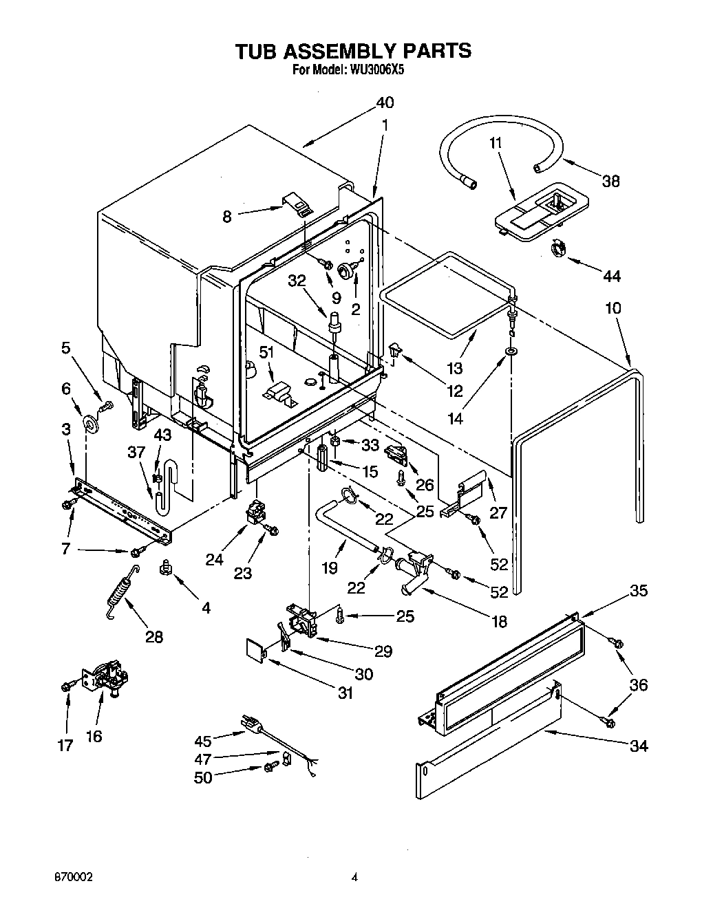 04 - TUB ASSEMBLY