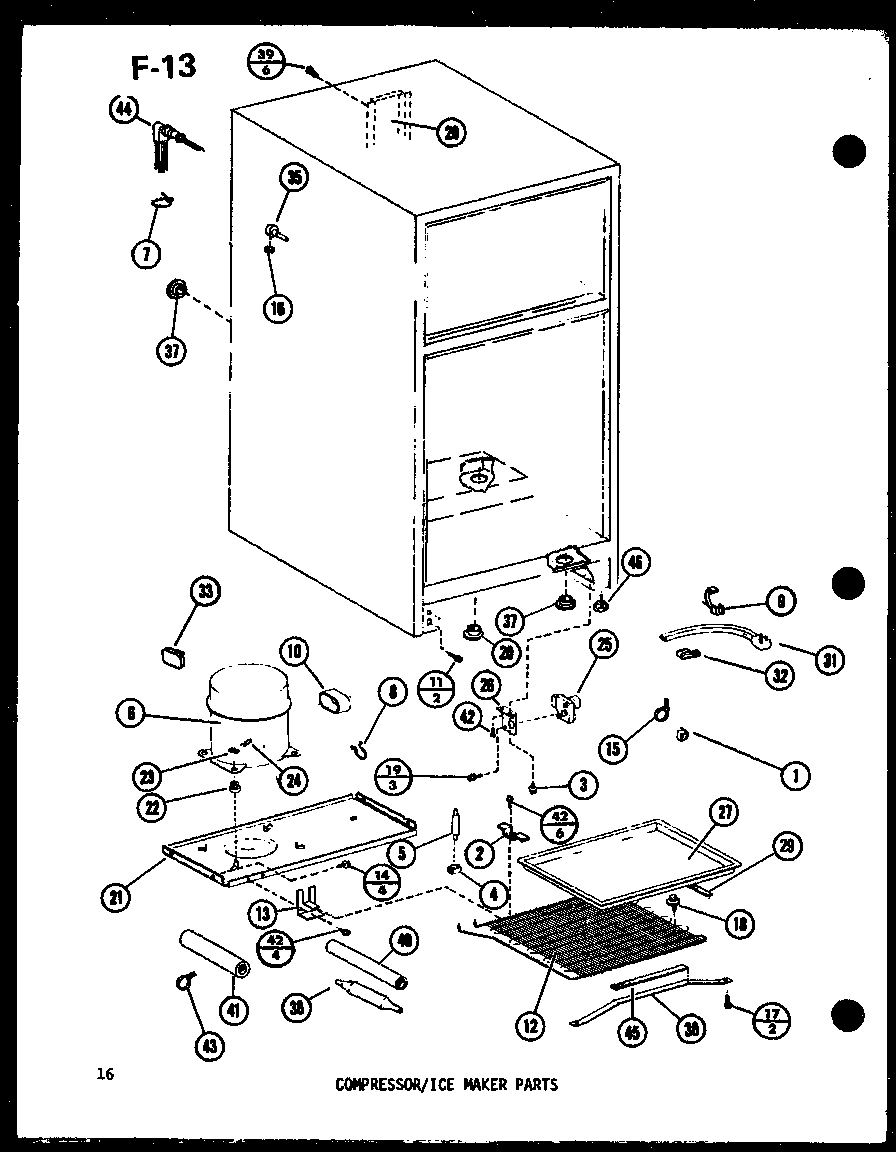 02 - COMPRESSOR/ICE MAKER PARTS