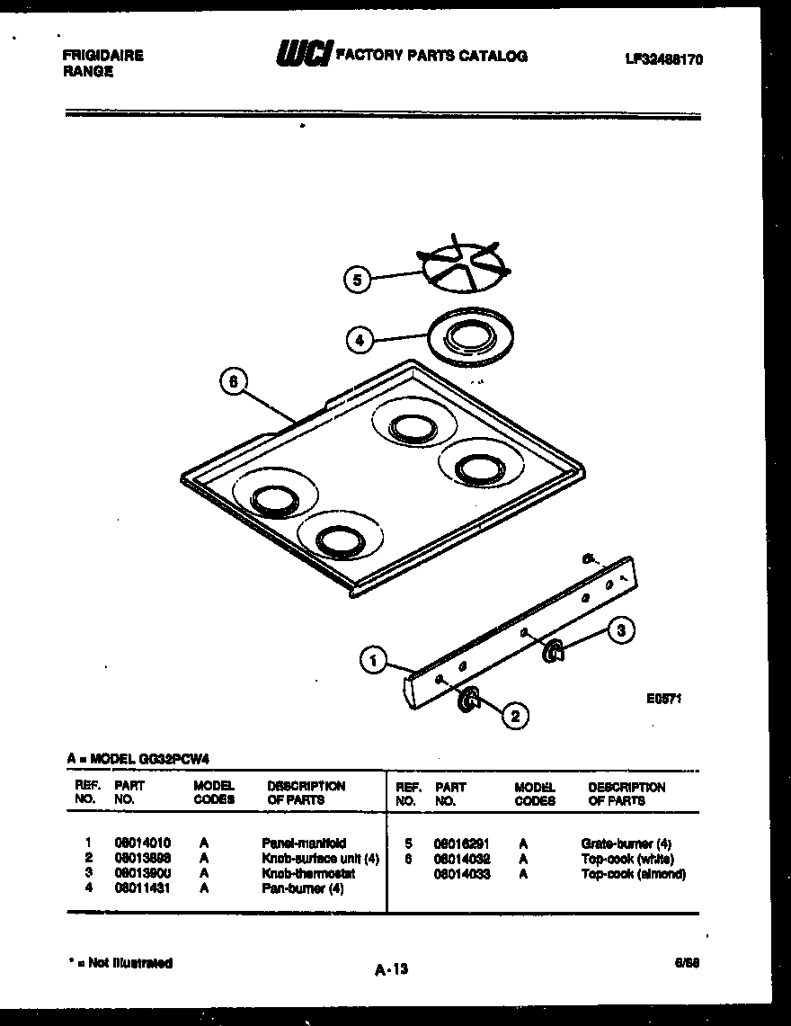 03 - COOKTOP PARTS