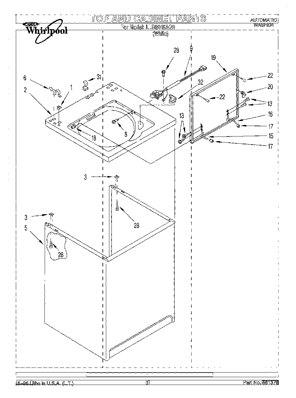 01 - TOP AND CABINET