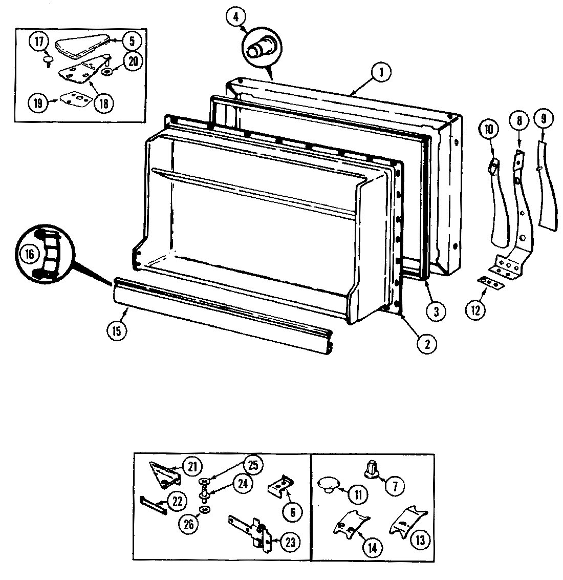 02 - FREEZER DOOR