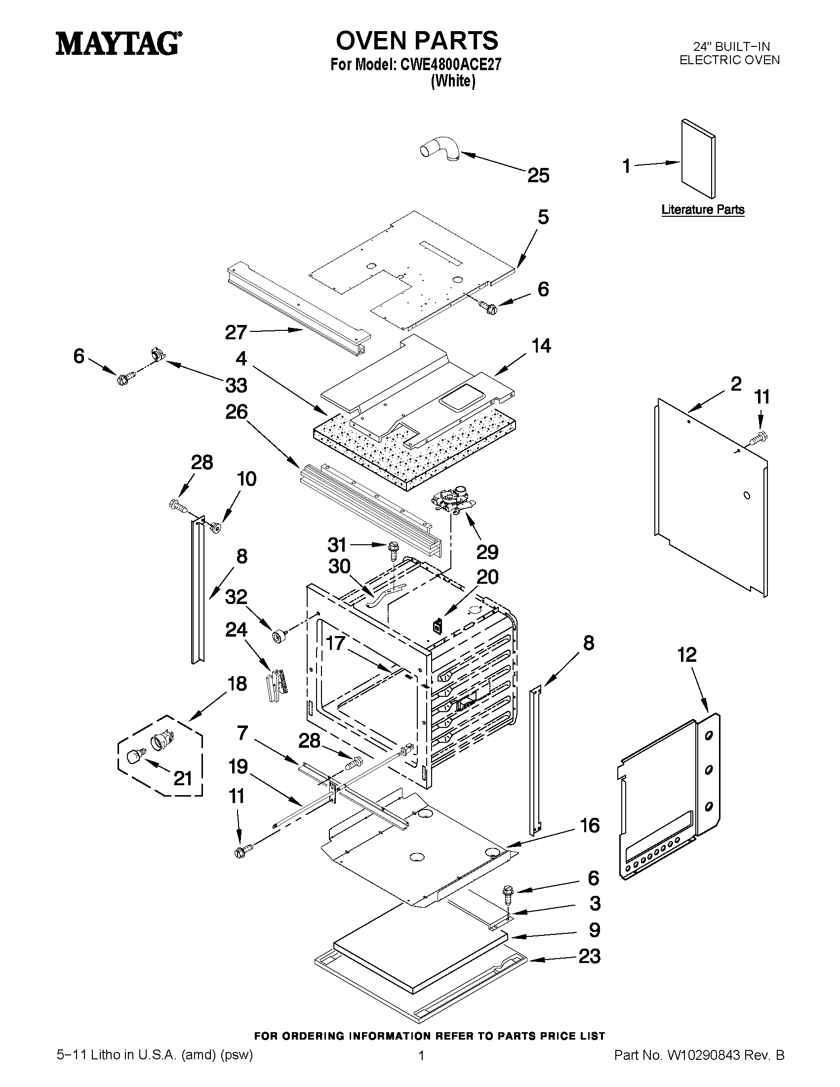 01 - OVEN PARTS