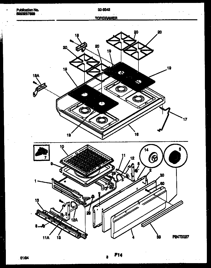 05 - COOKTOP AND BROILER DRAWER PARTS