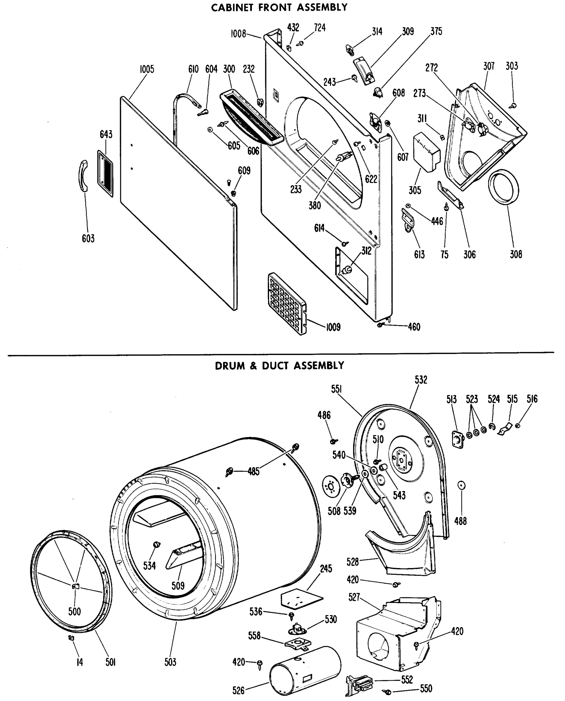 CABINET FRONT ASSEMBLY