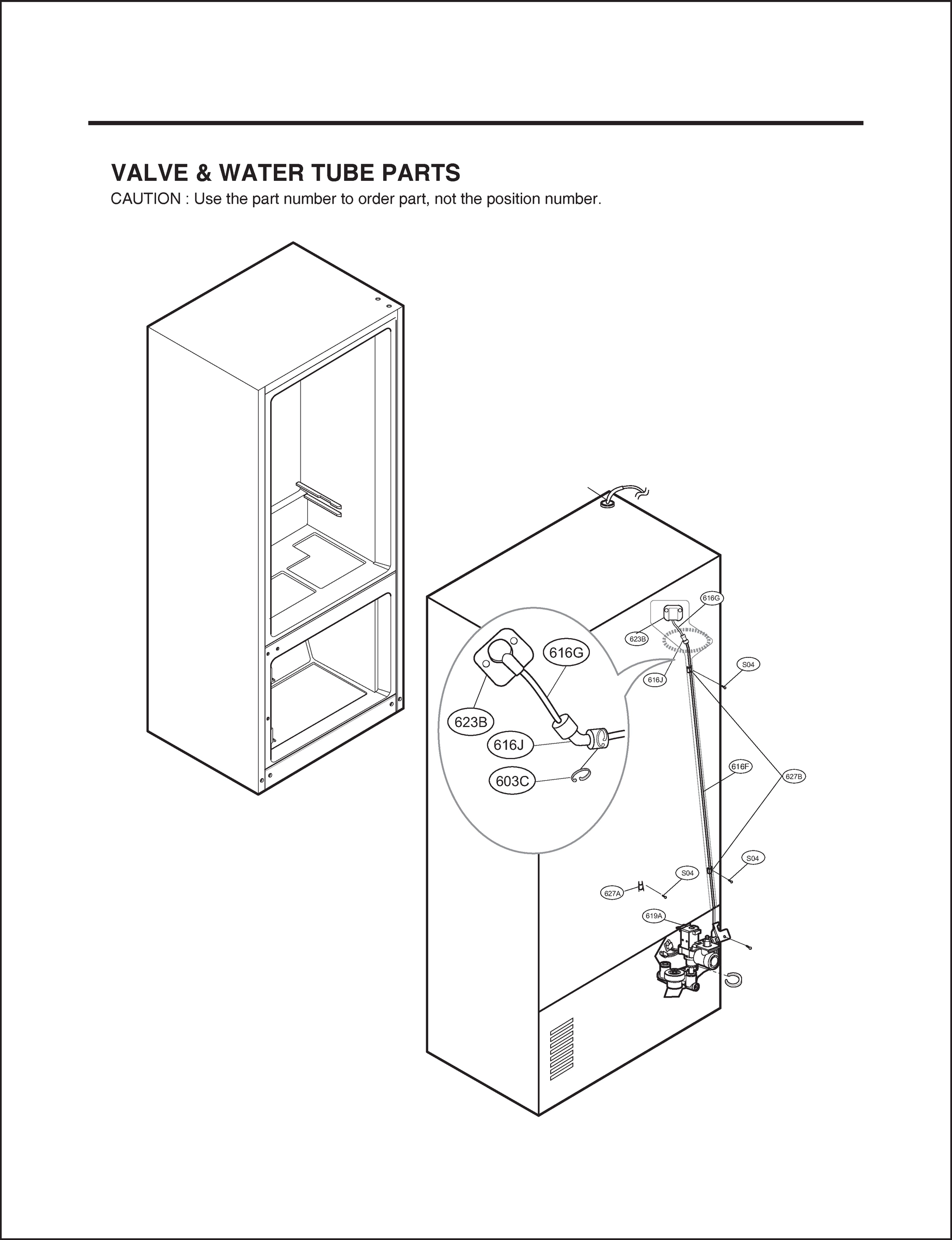 VALVE & WATER TUBE PARTS