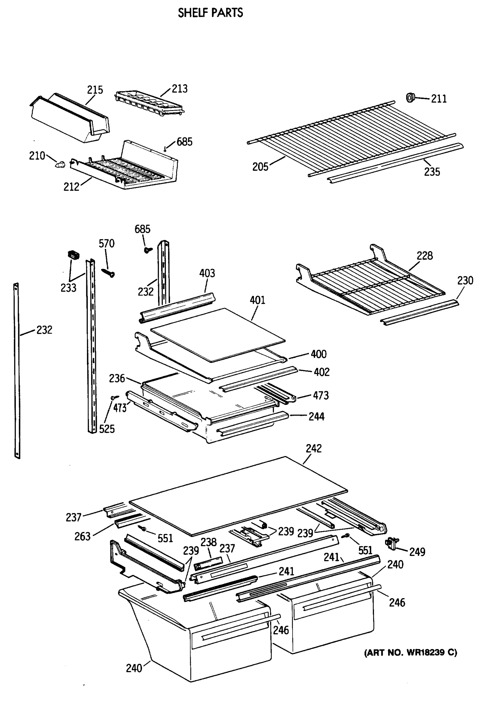 SHELF PARTS