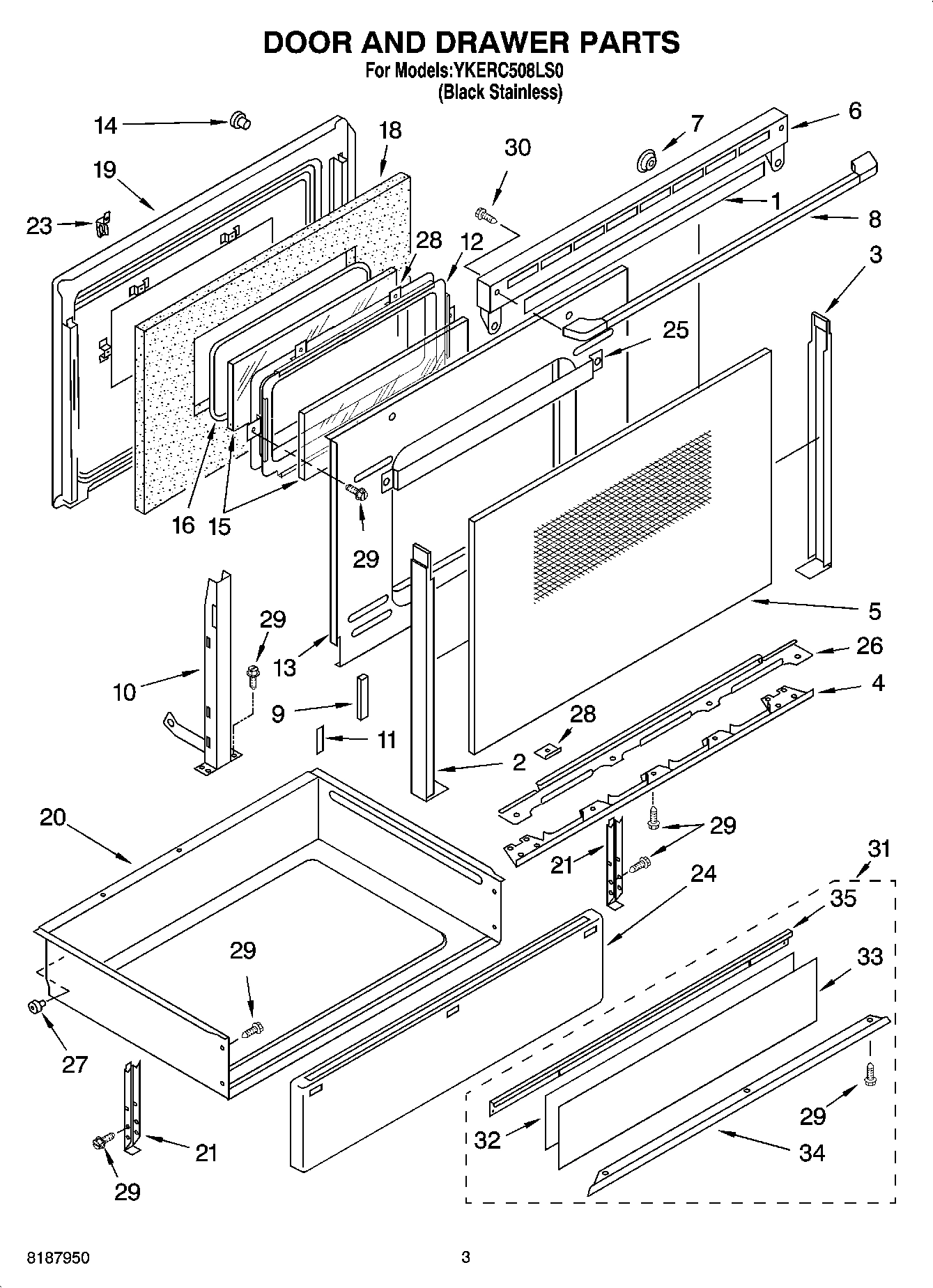 03 - DOOR AND DRAWER PARTS