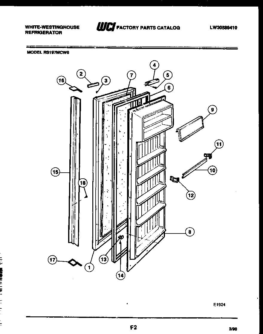 03 - REFRIGERATOR DOOR PARTS