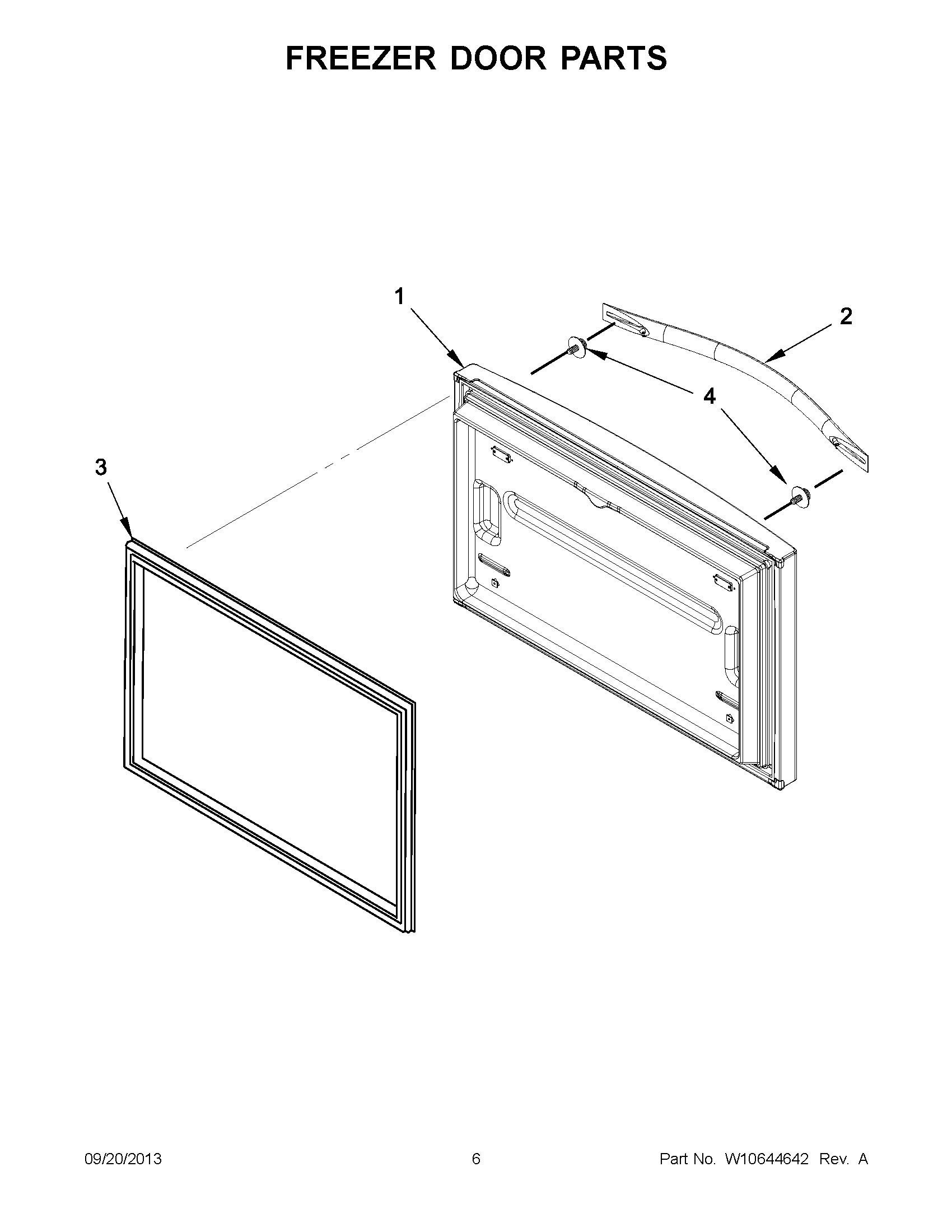 04 - FREEZER DOOR PARTS