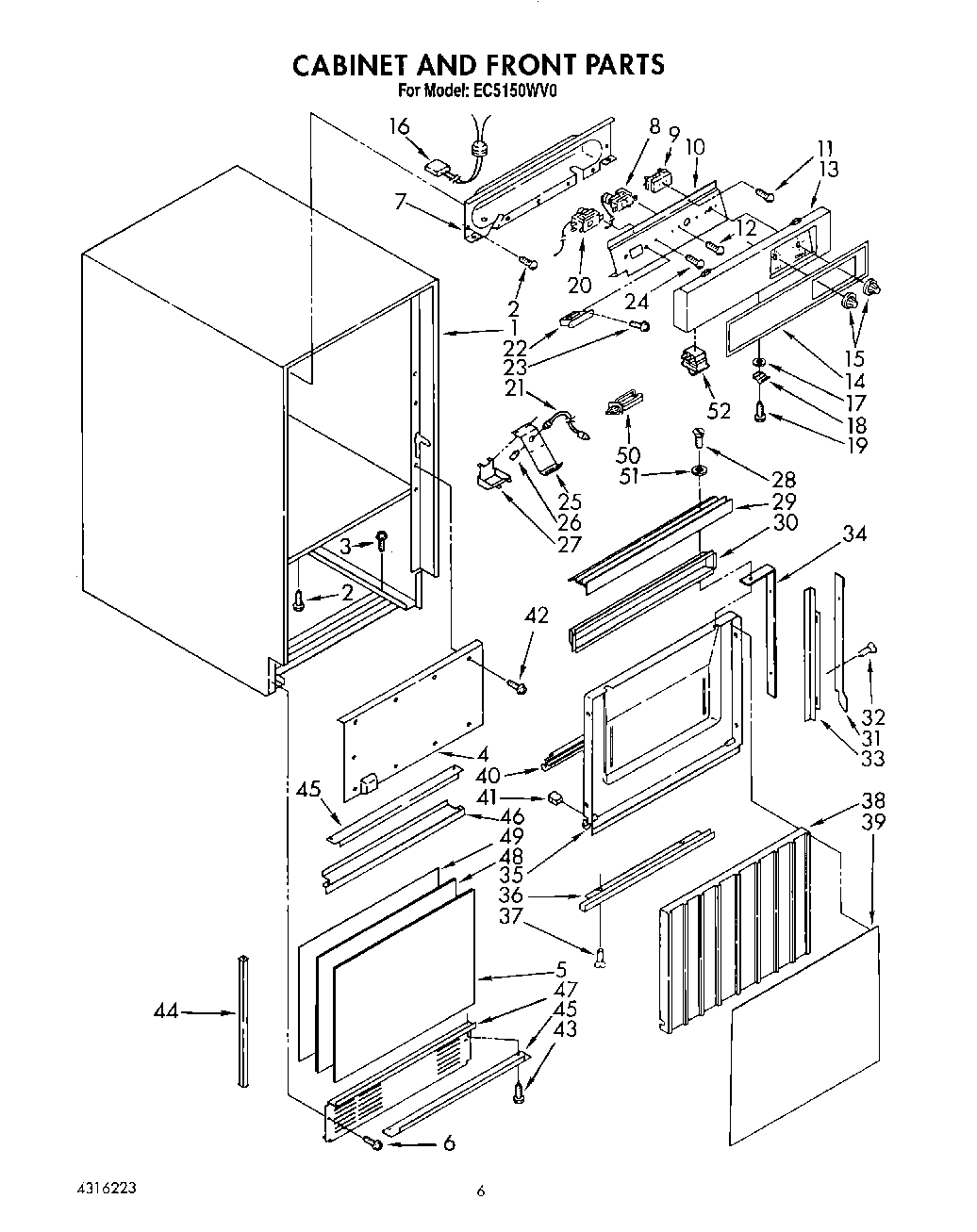 03 - CABINET AND FRONT