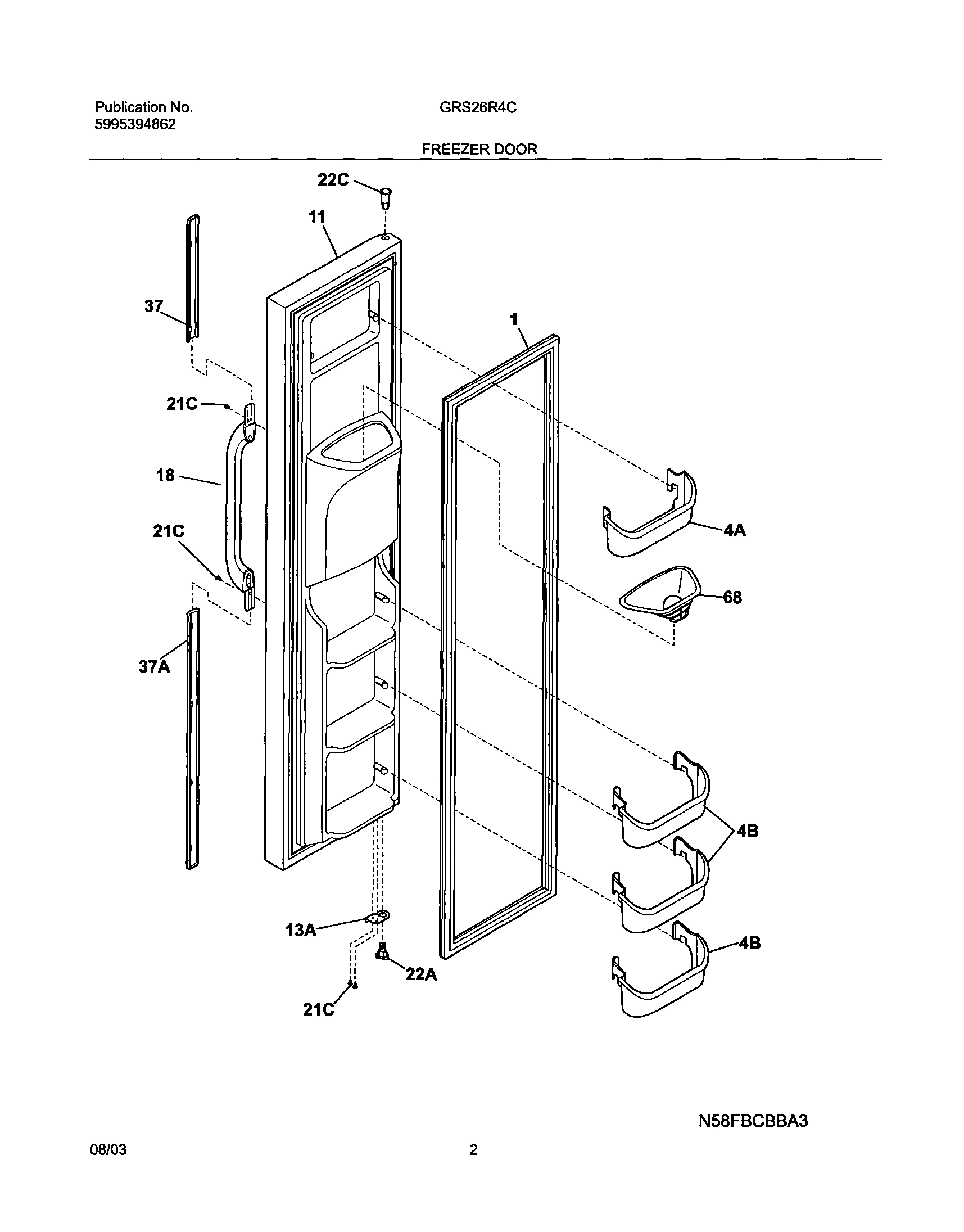 03 - FREEZER DOOR