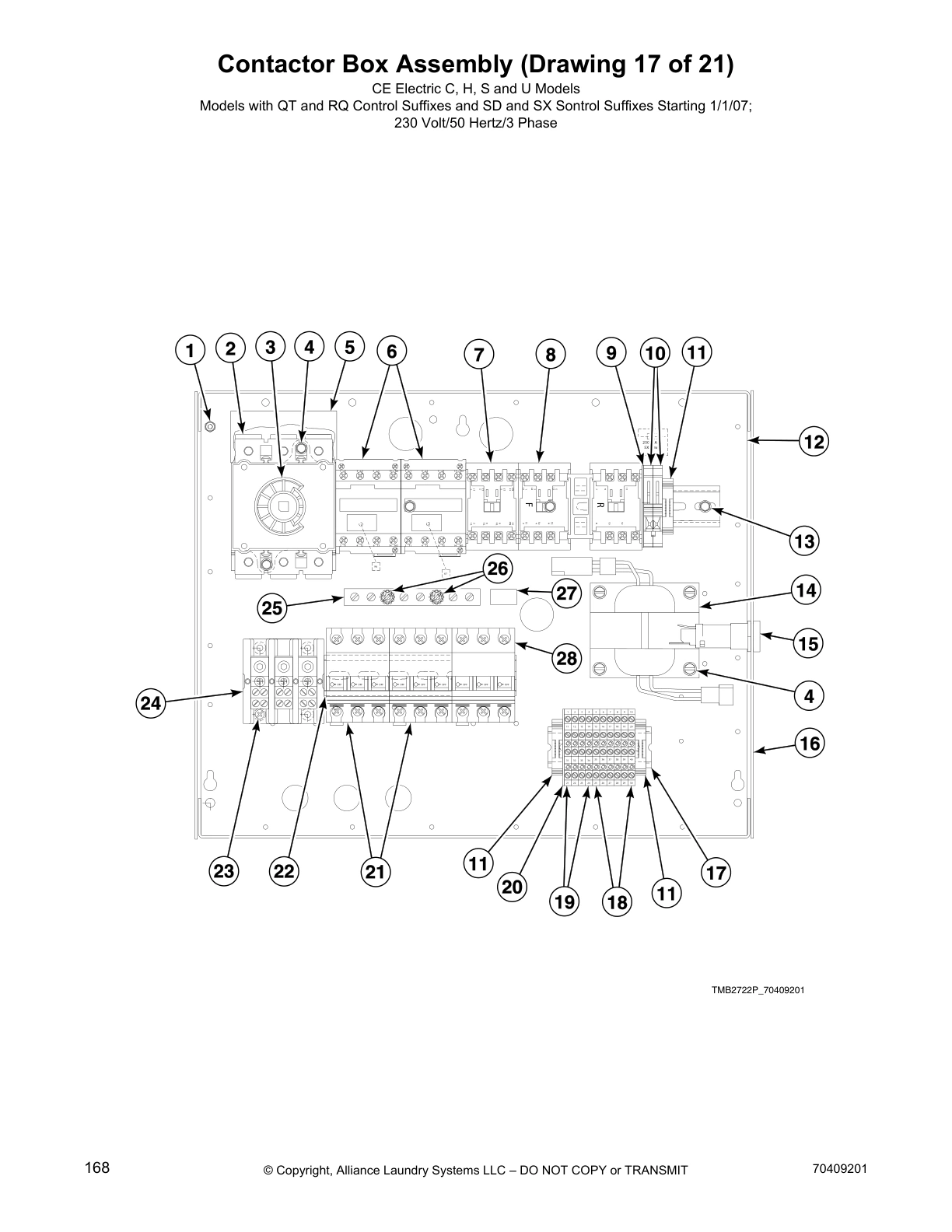 Contactor Box Assembly (Drawing 17 of 21)