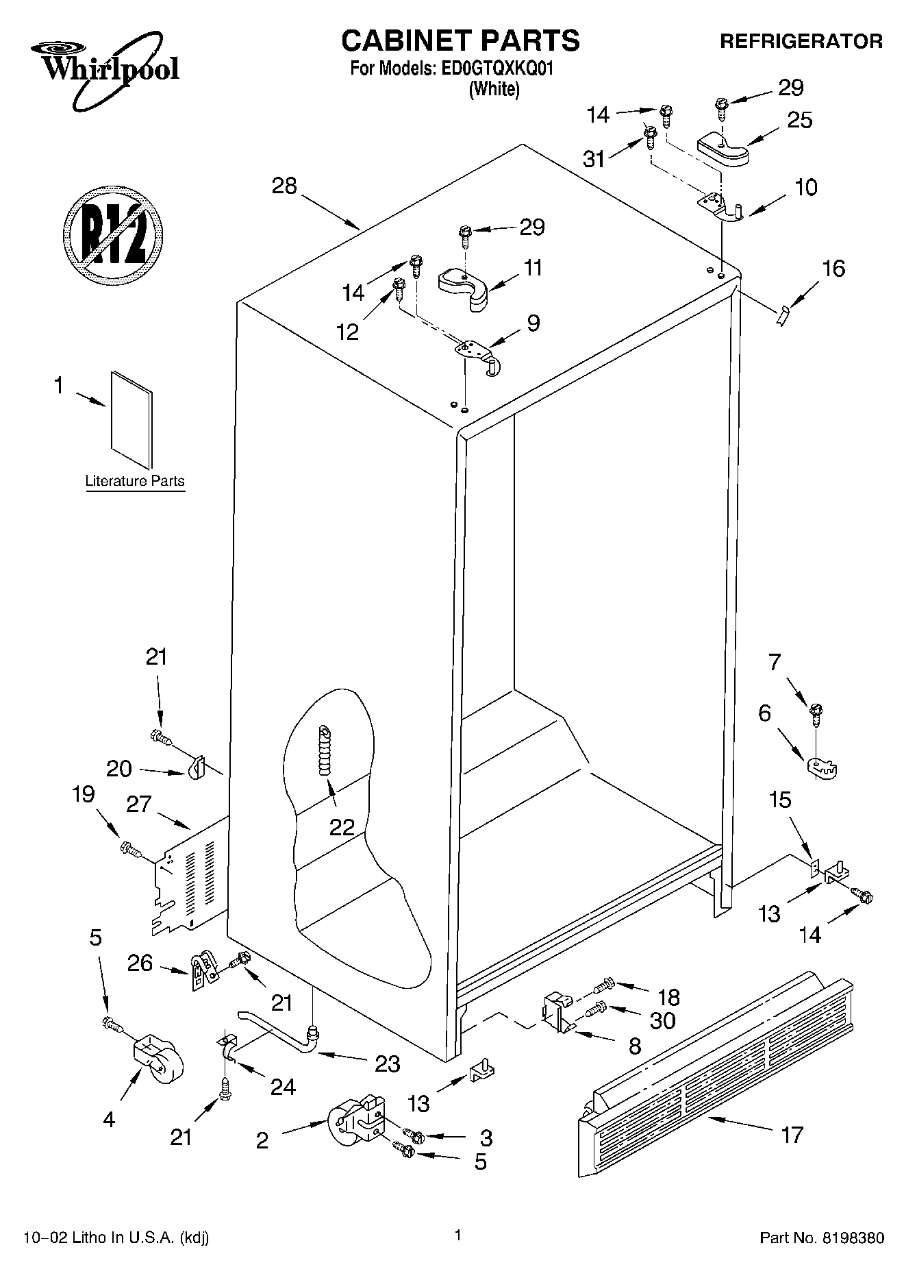 01 - CABINET, LITERATURE