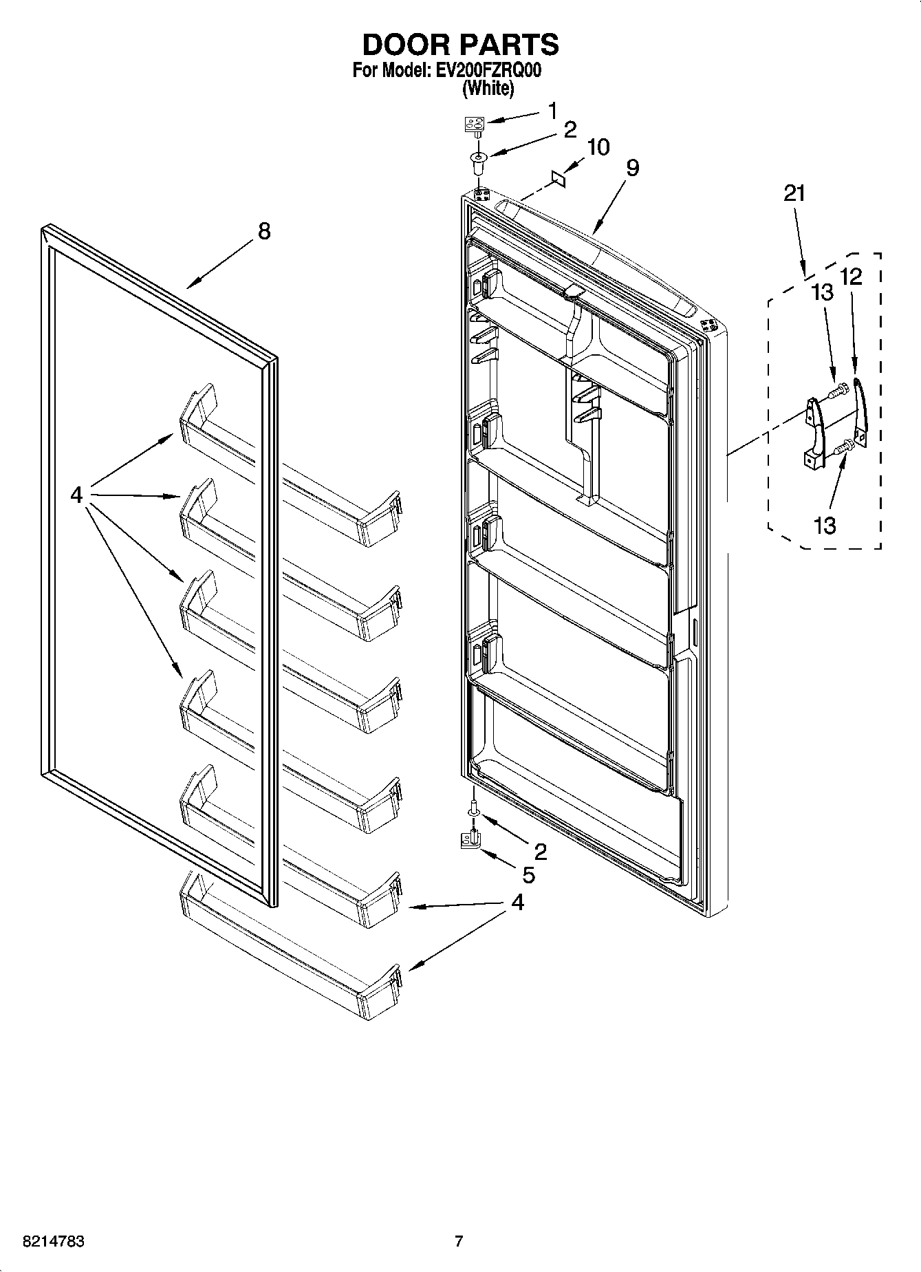 04 - DOOR PARTS, OPTIONAL PARTS (NOT INCLUDED)