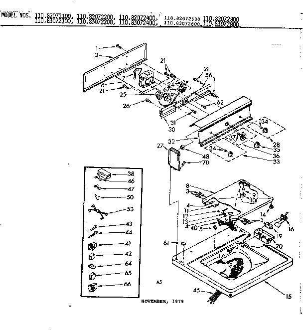 TOP AND CONSOLE PARTS