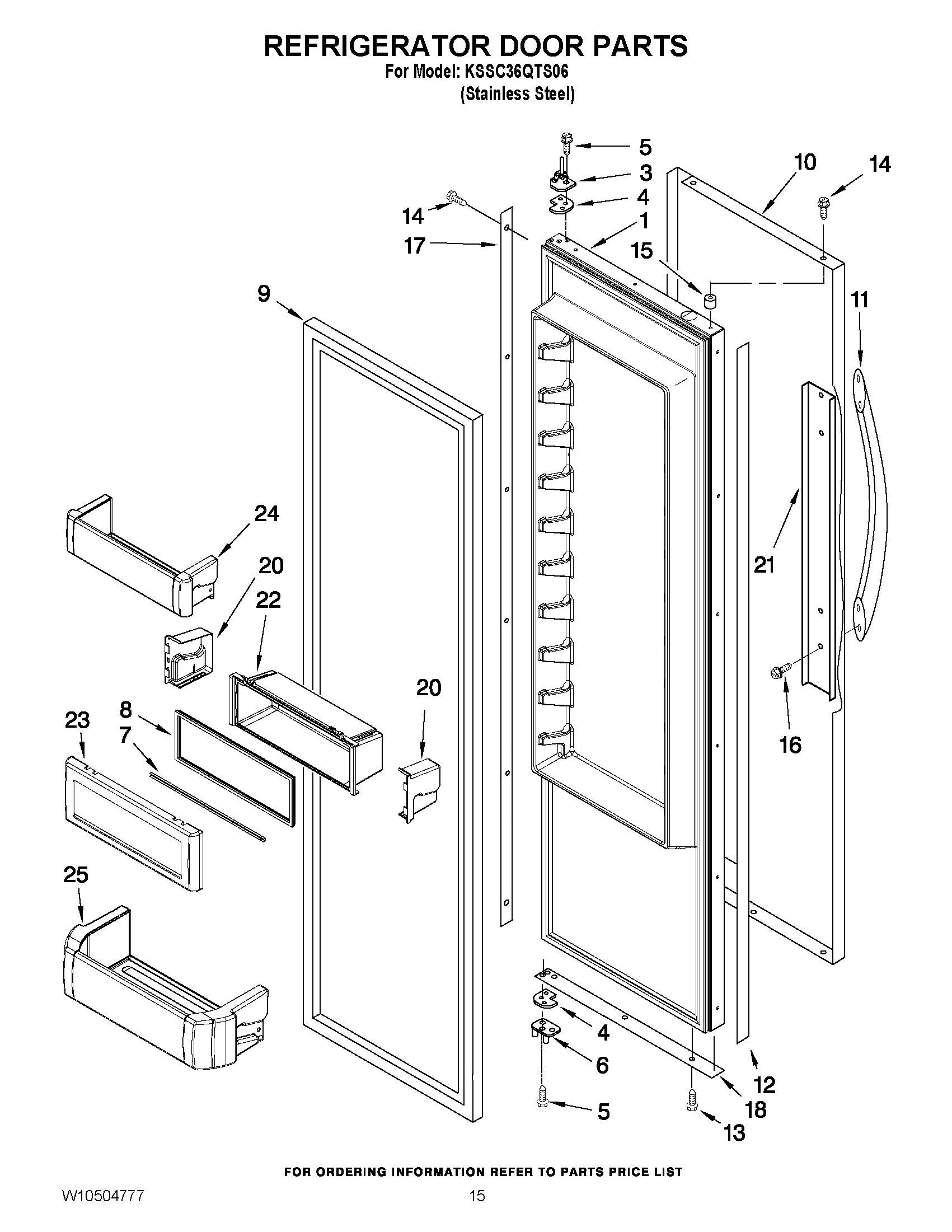10 - REFRIGERATOR DOOR PARTS