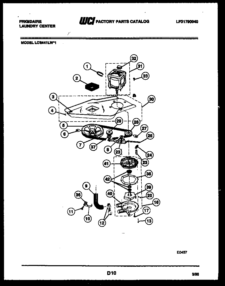 06 - WASHER DRIVE SYSTEM AND PUMP