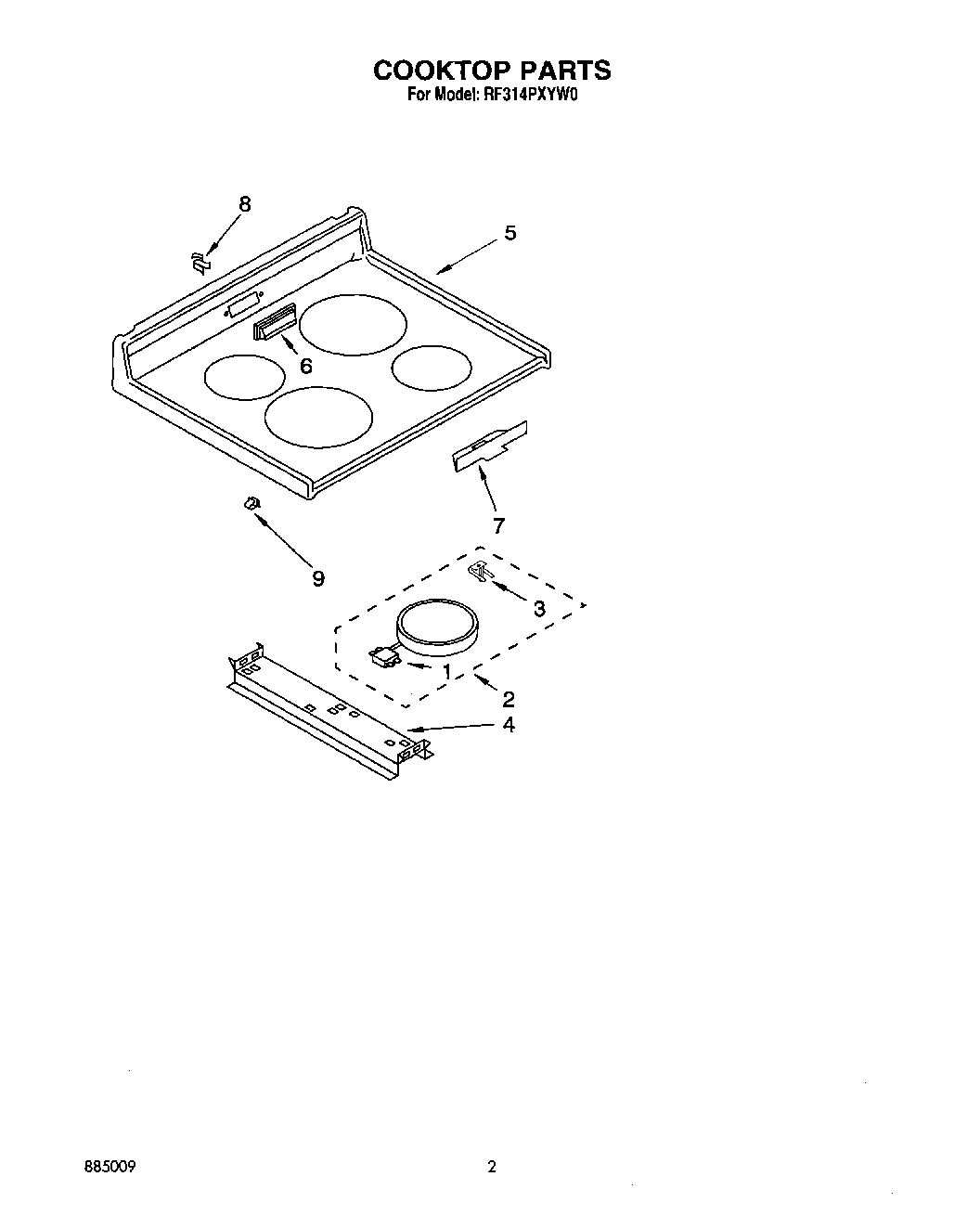 02 - COOKTOP, LIT/OPTIONAL
