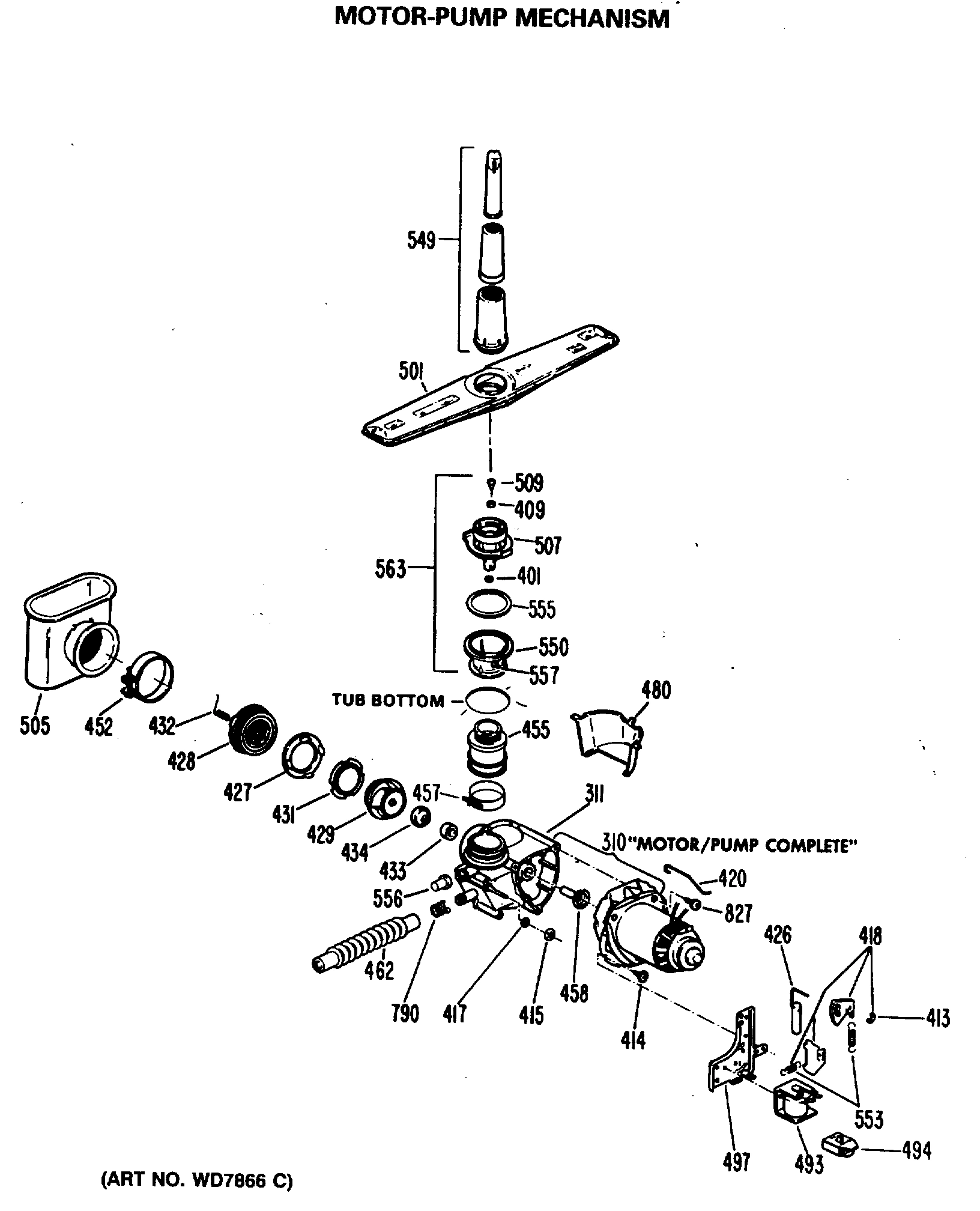 MOTOR-PUMP MECHANISM