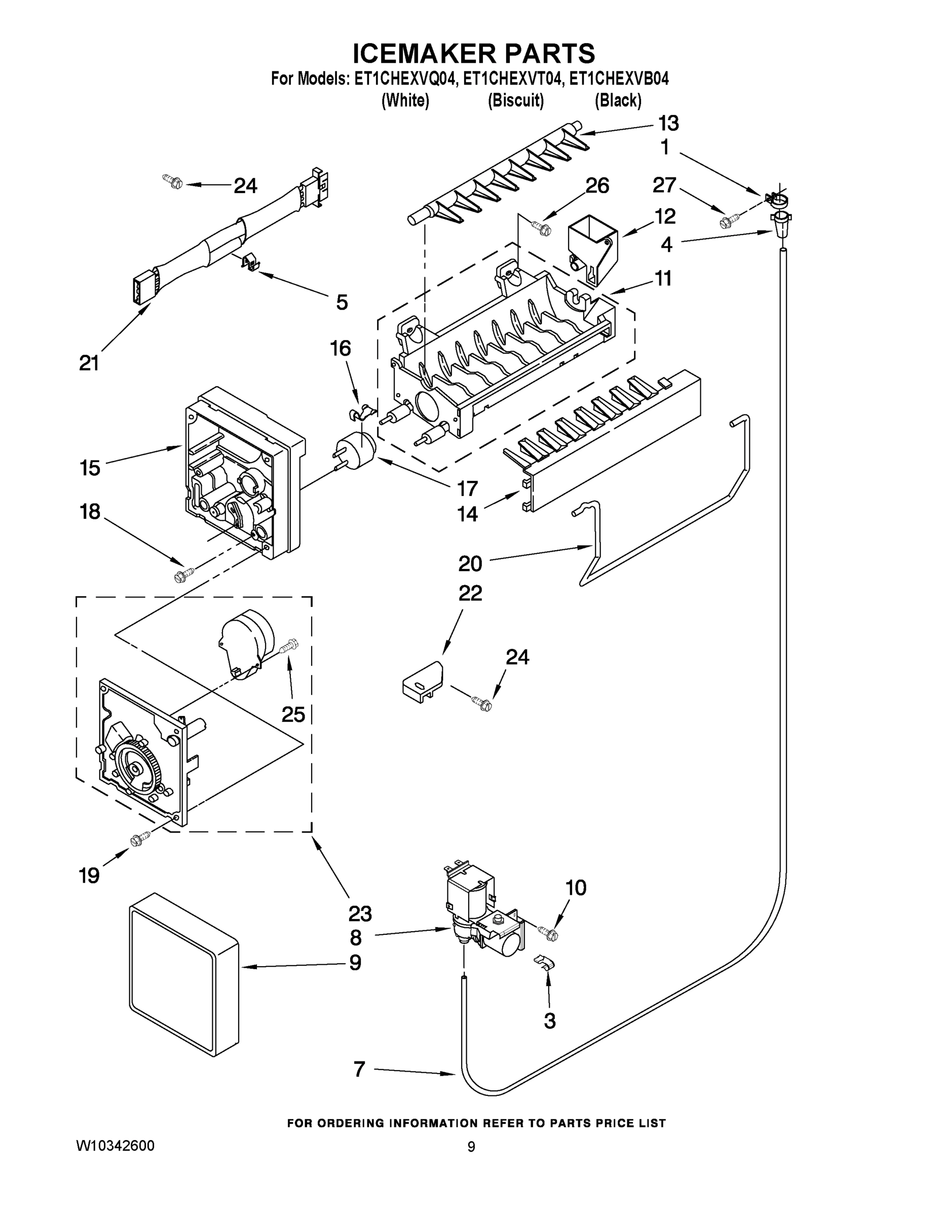 05 - ICEMAKER PARTS