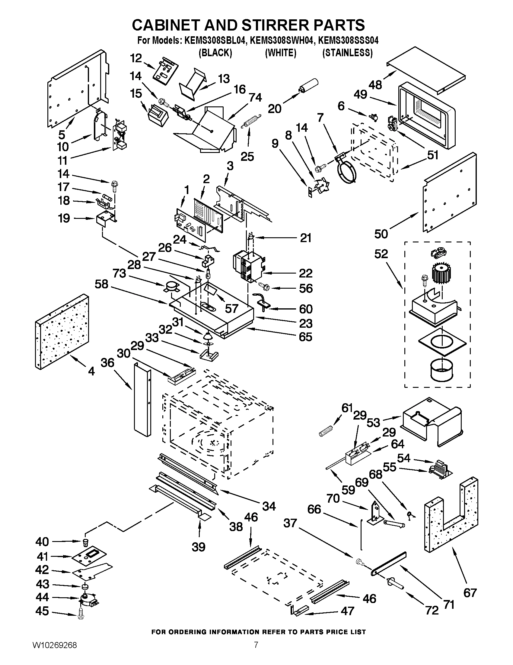 06 - CABINET AND STIRRER PARTS