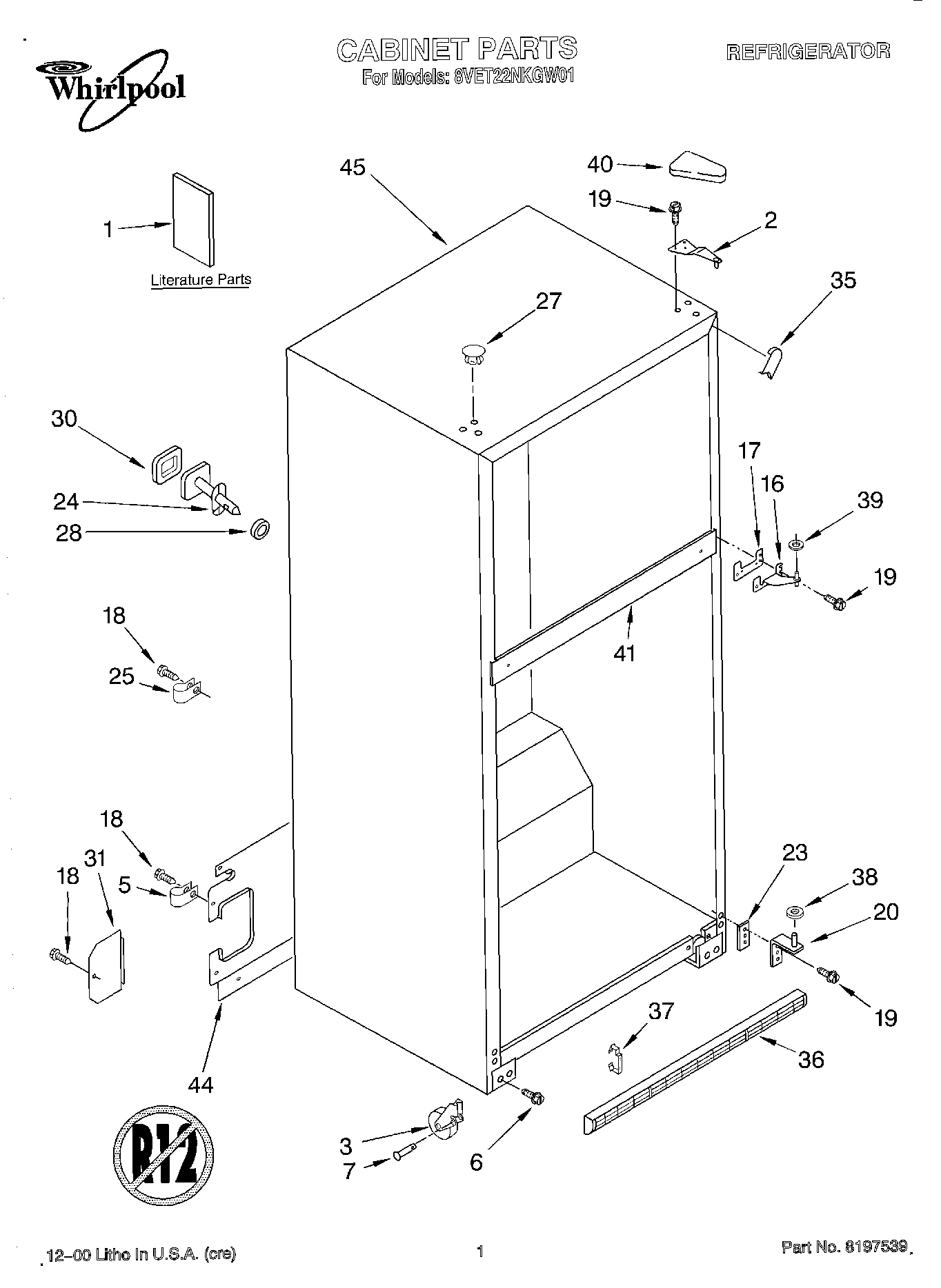 01 - CABINET, LITERATURE